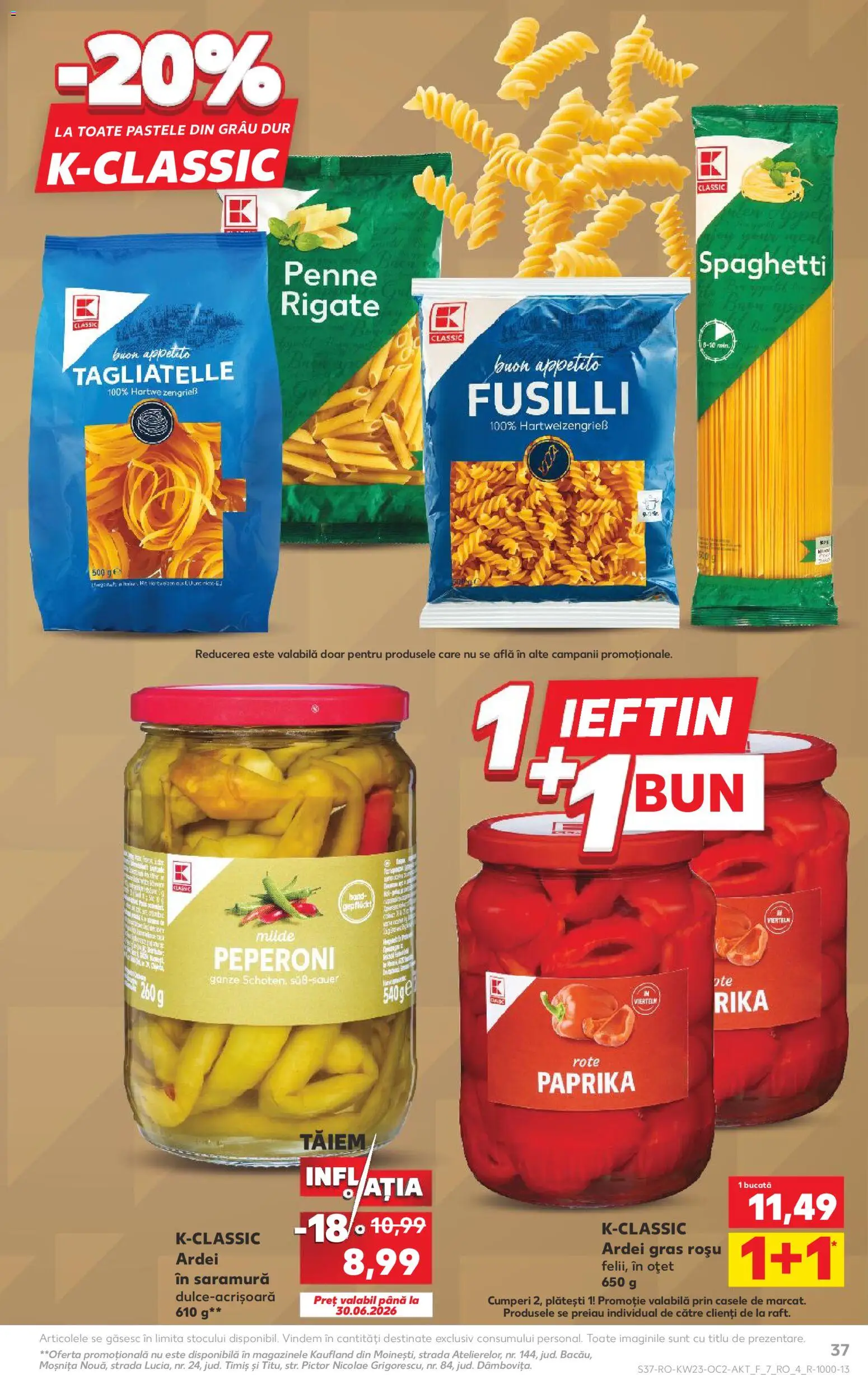 Catalog Kaufland 3 - 8 Iunie 2026 | Pagina 37 | Produse: Ardei, Oțet