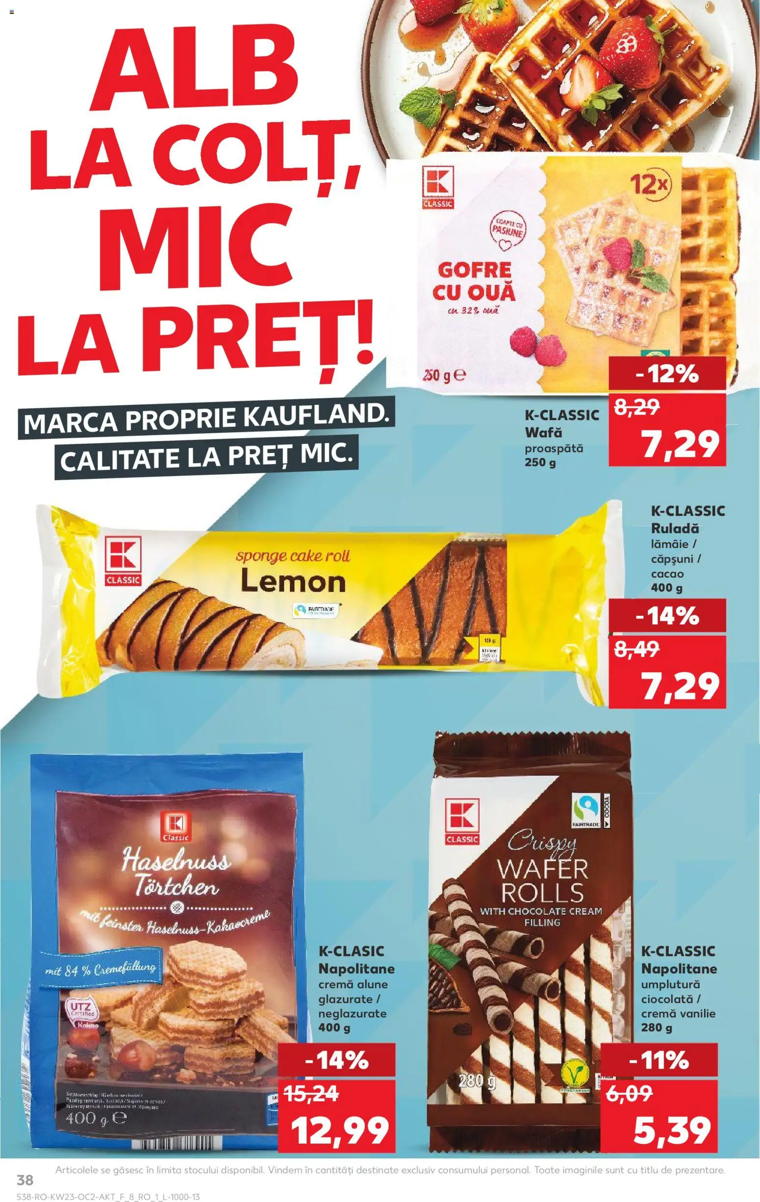 Catalog Kaufland 3 - 8 Iunie 2026 | Pagina 38 | Produse: Napolitane, Alune, Ciocolată, Gofre