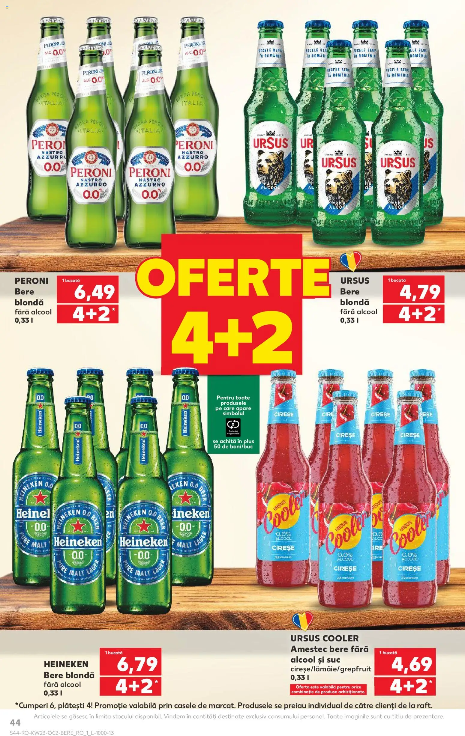 Catalog Kaufland 3 - 8 Iunie 2026 | Pagina 44 | Produse: Suc, Bere, Cireșe