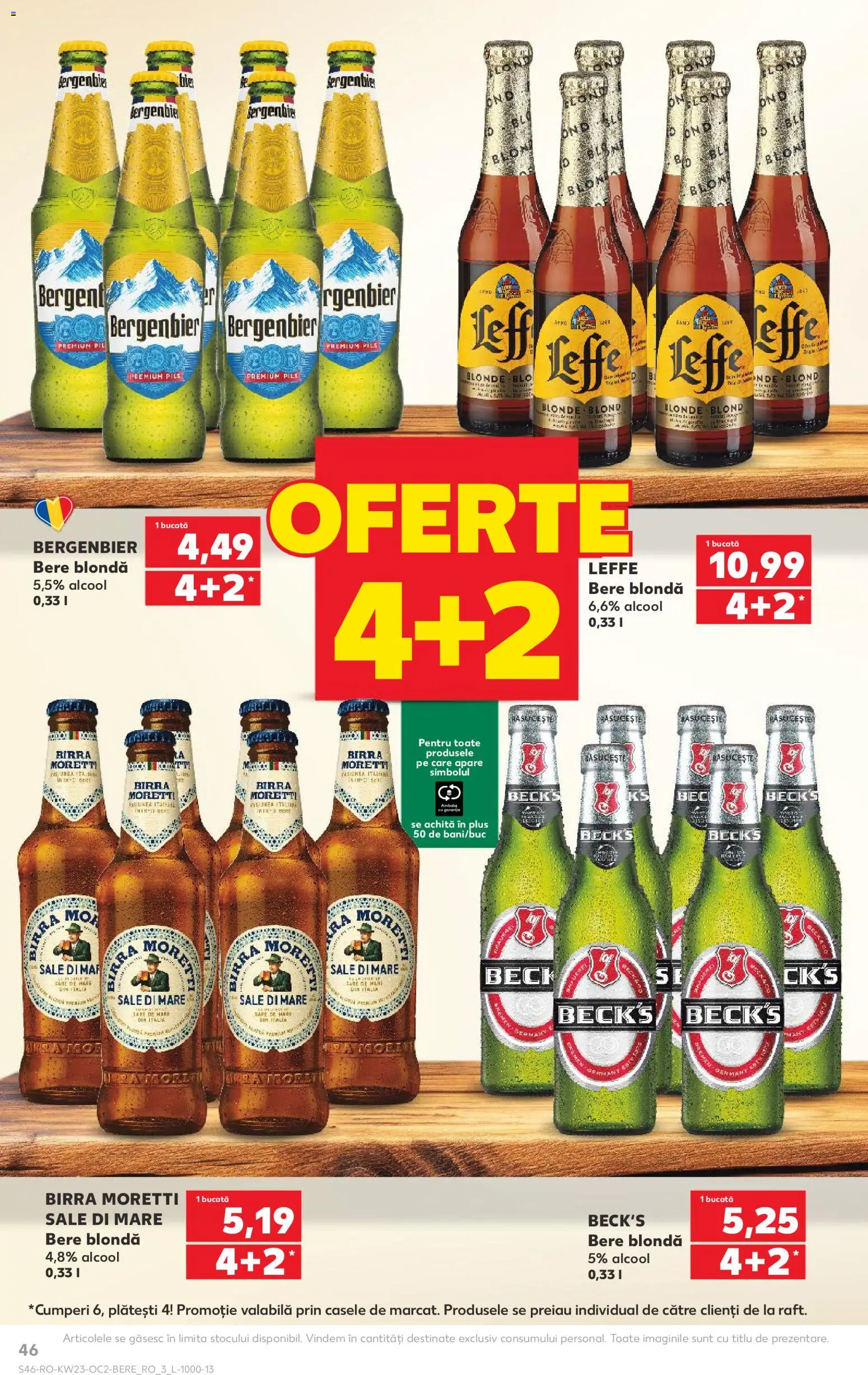 Catalog Kaufland 3 - 8 Iunie 2026 | Pagina 46 | Produse: Bere, Plastik Kulübe, Sare