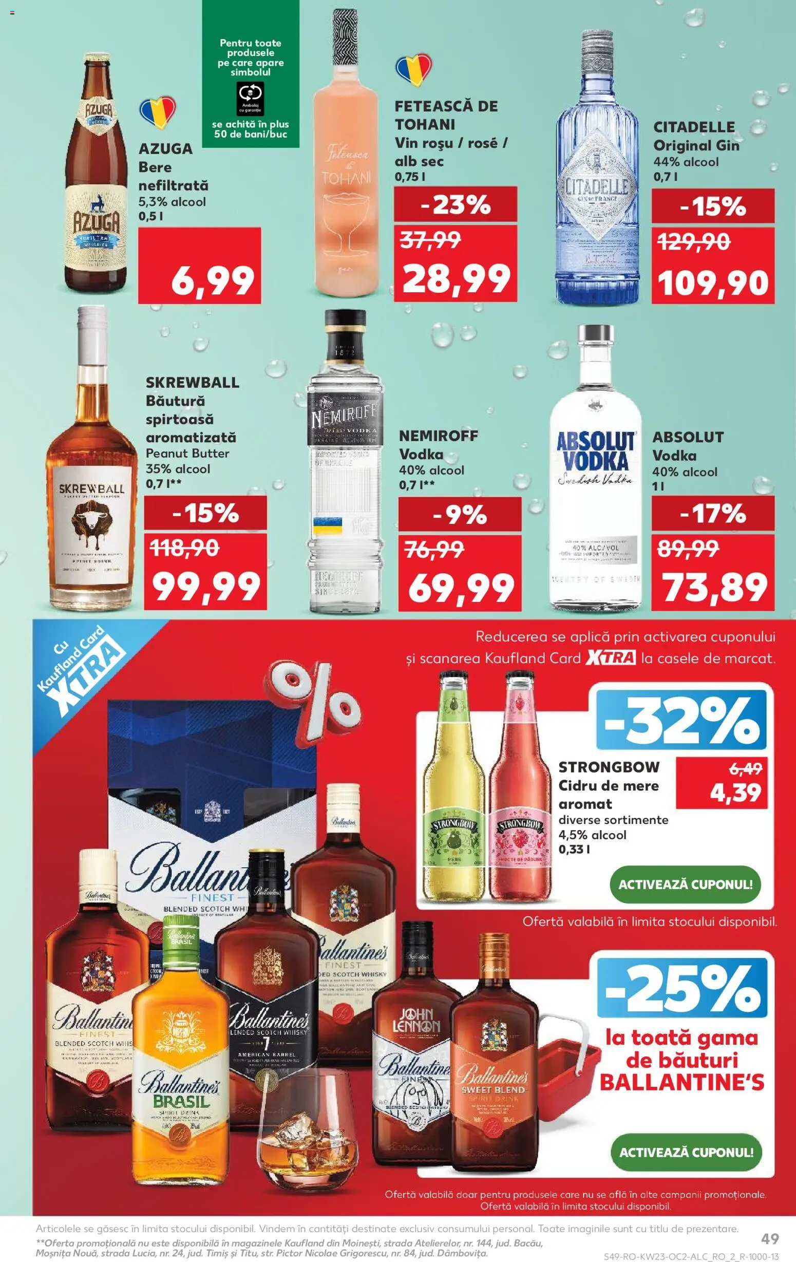 Catalog Kaufland 3 - 8 Iunie 2026 | Pagina 49 | Produse: Vin, Mere, Gin, Vodka