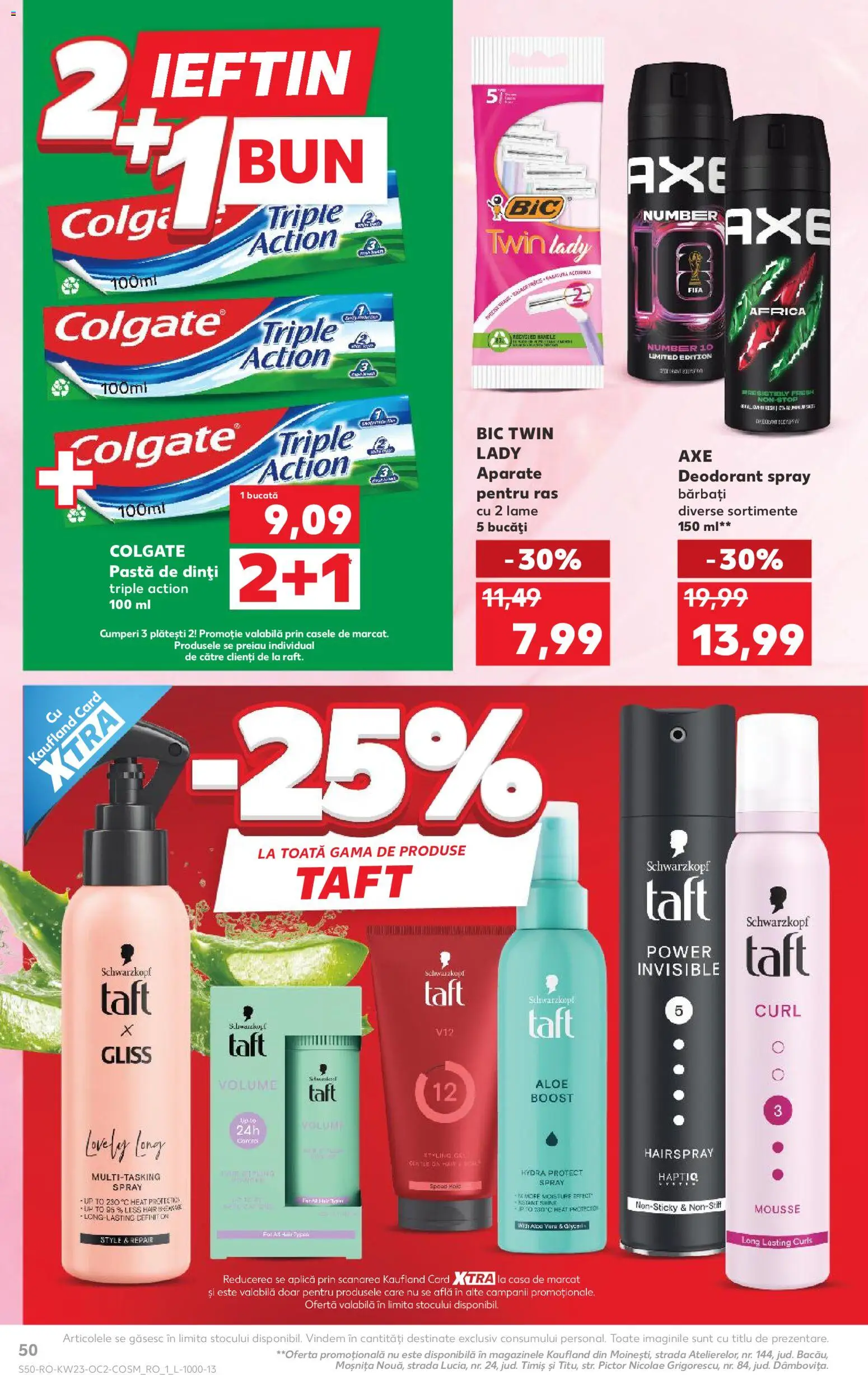 Catalog Kaufland 3 - 8 Iunie 2026 | Pagina 50 | Produse: Delgeç, Deodorant, Pastă de dinți