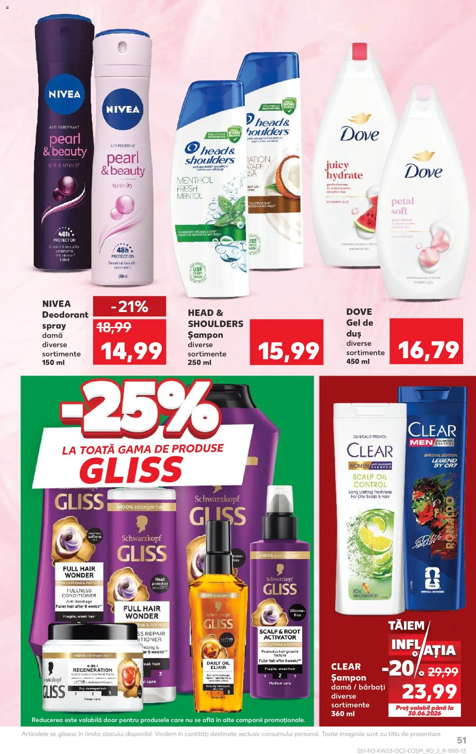 Catalog Kaufland 3 - 8 Iunie 2026 | Pagina 51 | Produse: Elixir, Șampon, Gel de duș, Antiperspirant