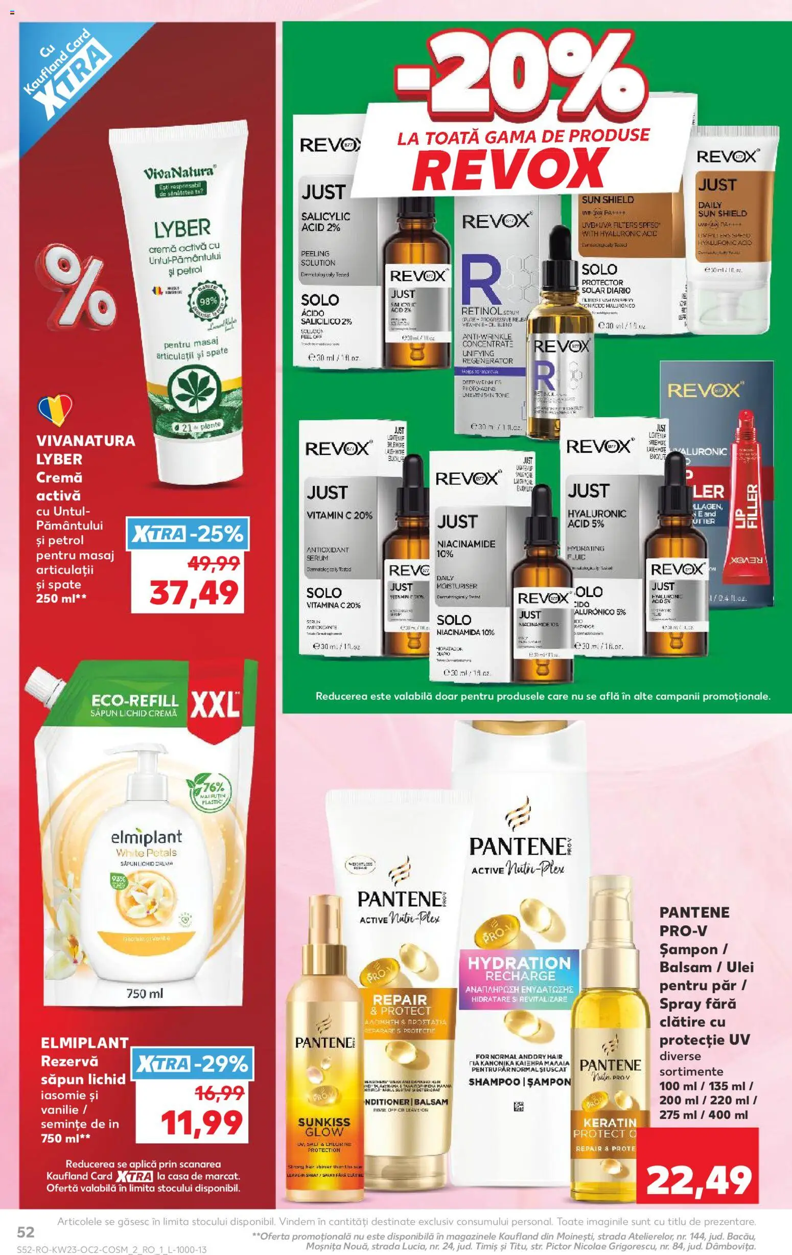 Catalog Kaufland 3 - 8 Iunie 2026 | Pagina 52 | Produse: Serum, Șampon, Cremă, Ulei