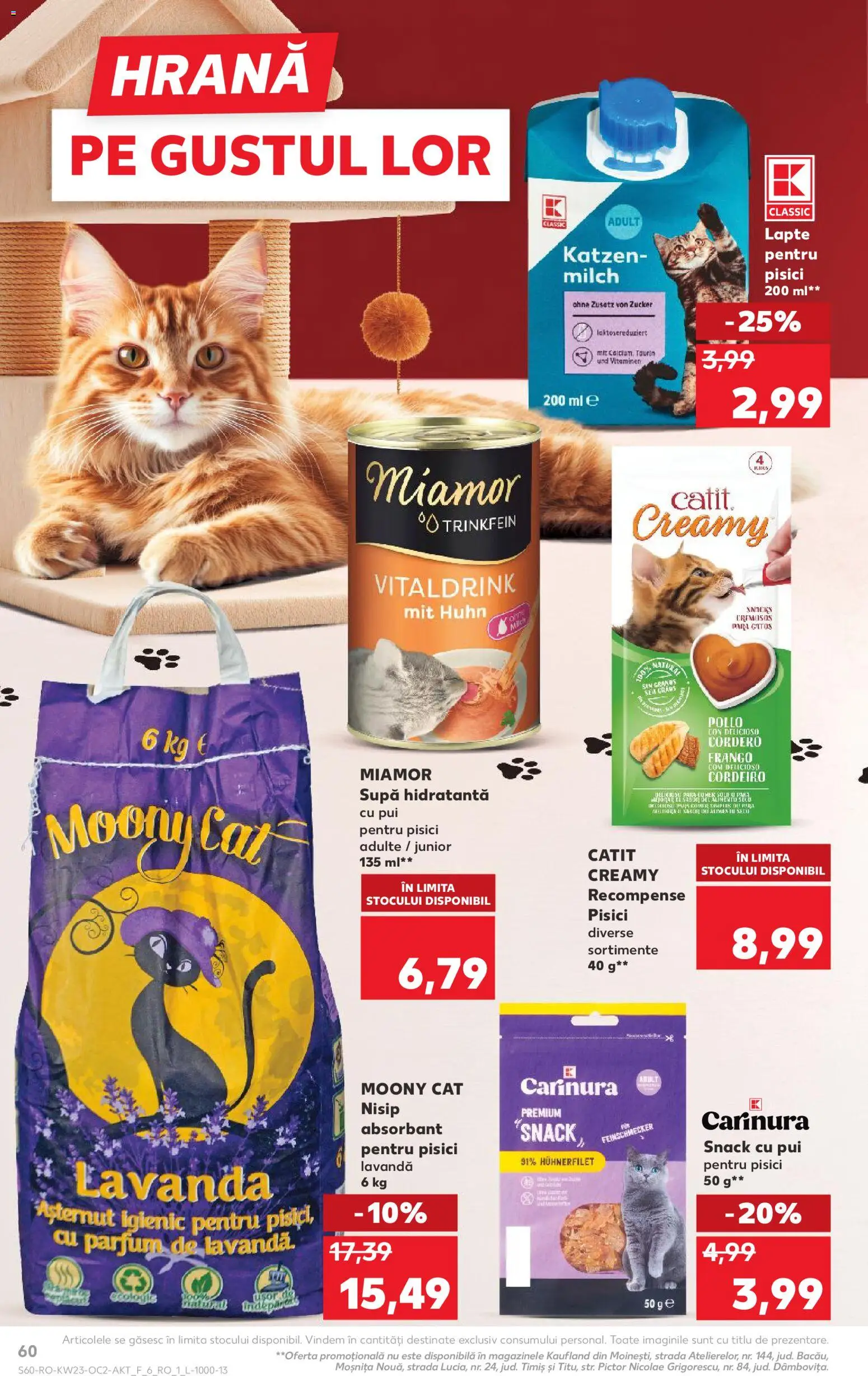 Catalog Kaufland 3 - 8 Iunie 2026 | Pagina 60 | Produse: Pară, Hacıyatmaz Kedi Oyuncağı, Parfum, Lapte