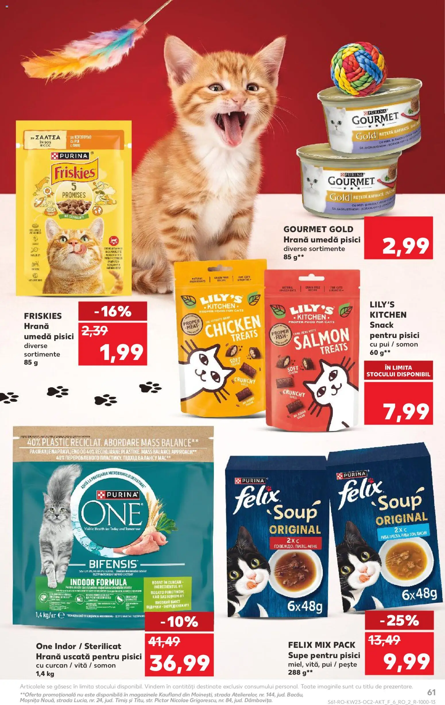 Catalog Kaufland 3 - 8 Iunie 2026 | Pagina 61 | Produse: Hacıyatmaz Kedi Oyuncağı, Pește, Sos