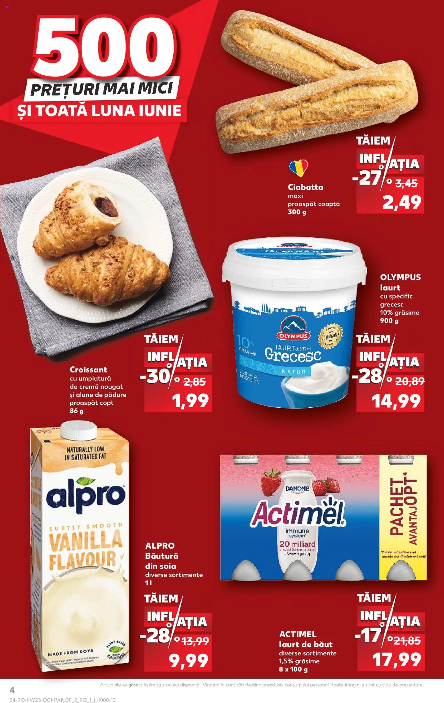 Catalog Kaufland 3 - 29 Iunie 2026 | Pagina 4 | Produse: Mici, Alune, Iaurt, Cremă