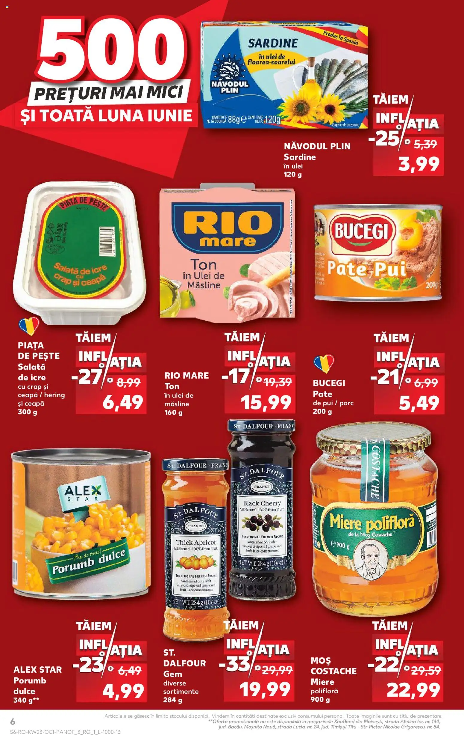 Catalog Kaufland 3 - 29 Iunie 2026 | Pagina 6 | Produse: Miere polifloră, Măsline, Vin, Ceapă