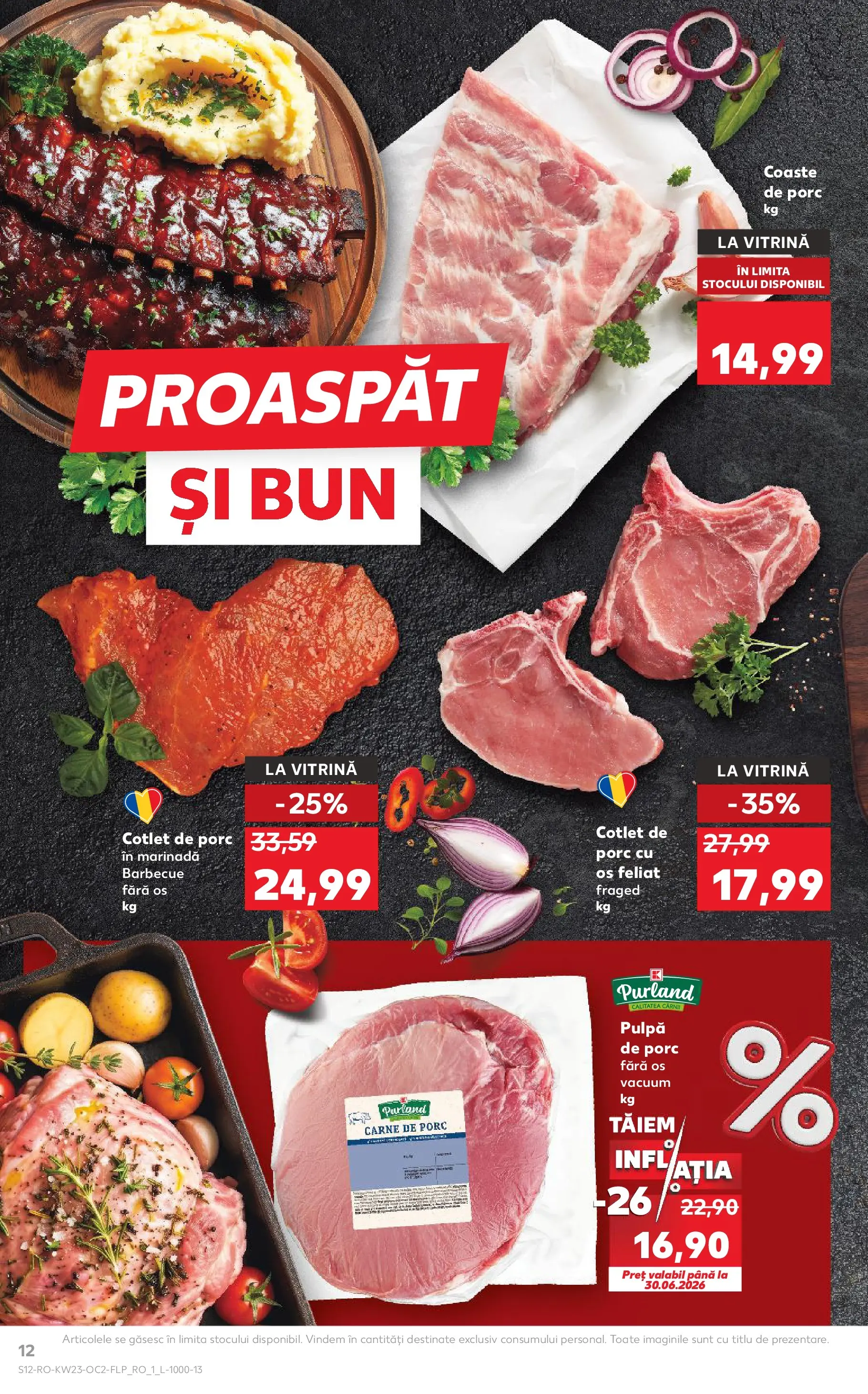 Catalog Kaufland 3 - 8 Iunie 2026 | Pagina 12 | Produse: Lait de coco, Vitrină, Carne De Porc, Marinadă