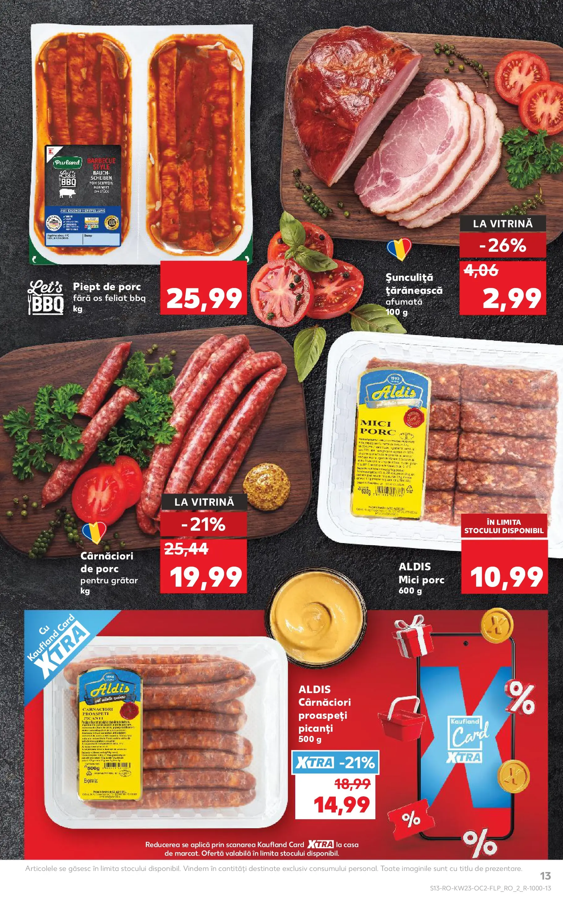 Catalog Kaufland 3 - 8 Iunie 2026 | Pagina 13 | Produse: Delgeç, Grătar, Vitrină, Mici