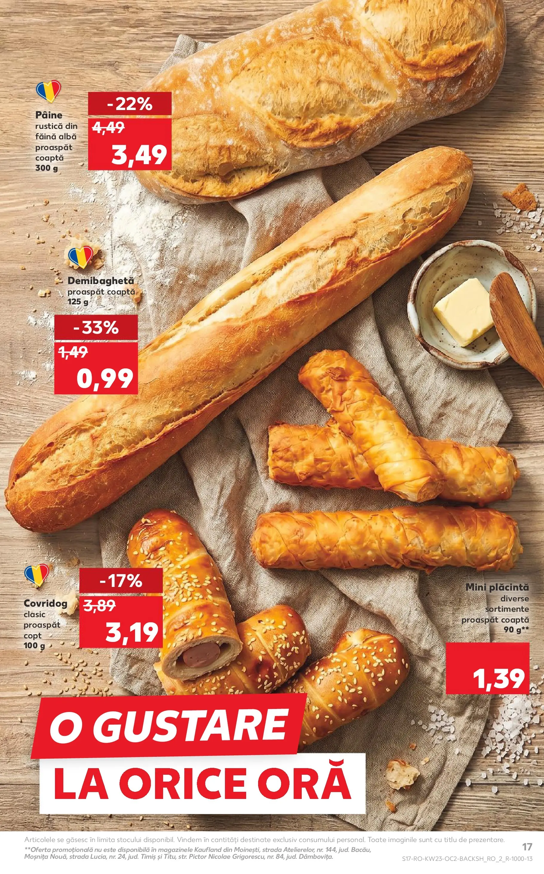 Catalog Kaufland 3 - 8 Iunie 2026 | Pagina 17 | Produse: Plăcintă, Pâine, Făină