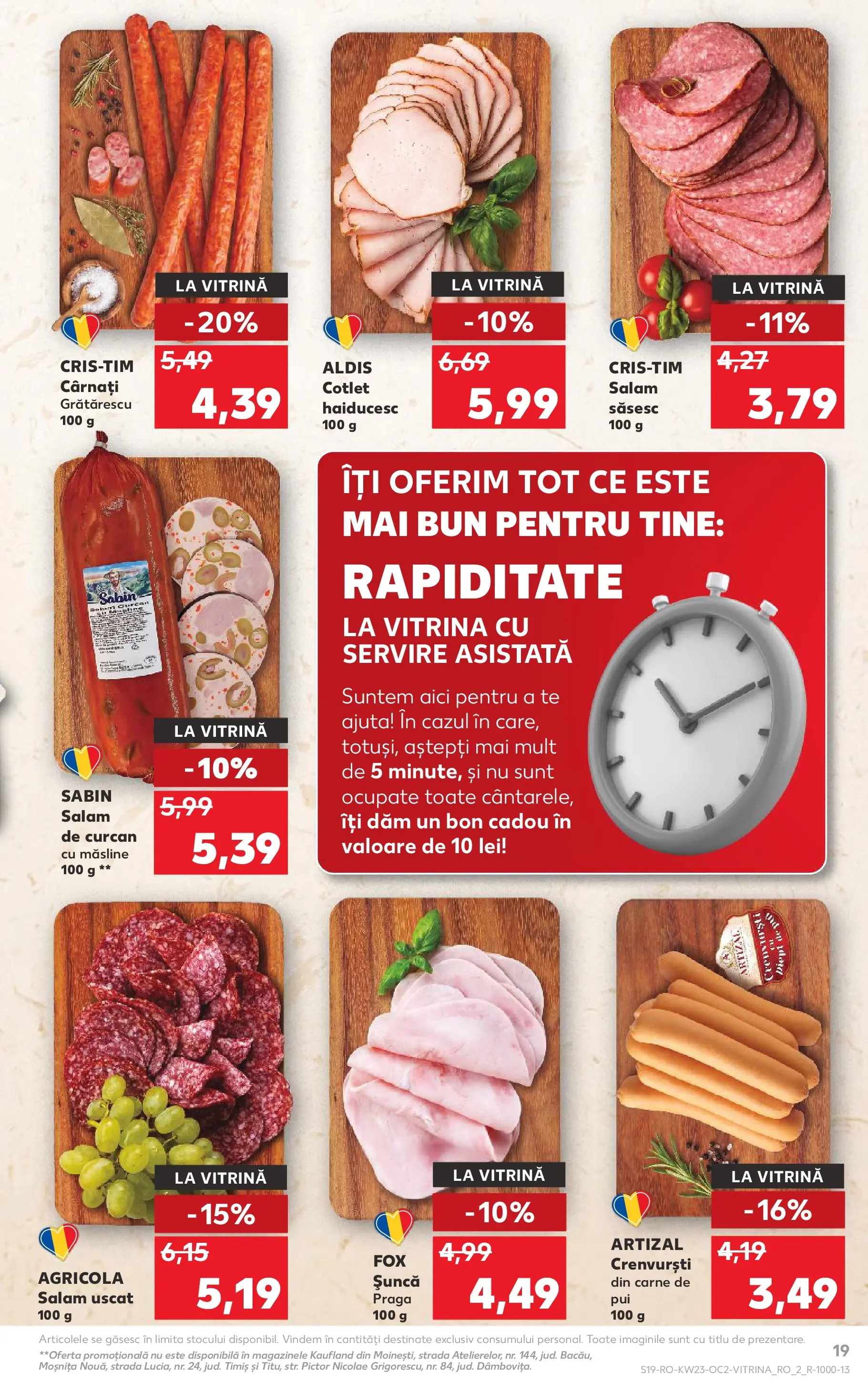 Catalog Kaufland 3 - 8 Iunie 2026 | Pagina 19 | Produse: Crenvurști, Salam, Carne De Pui, Cârnați