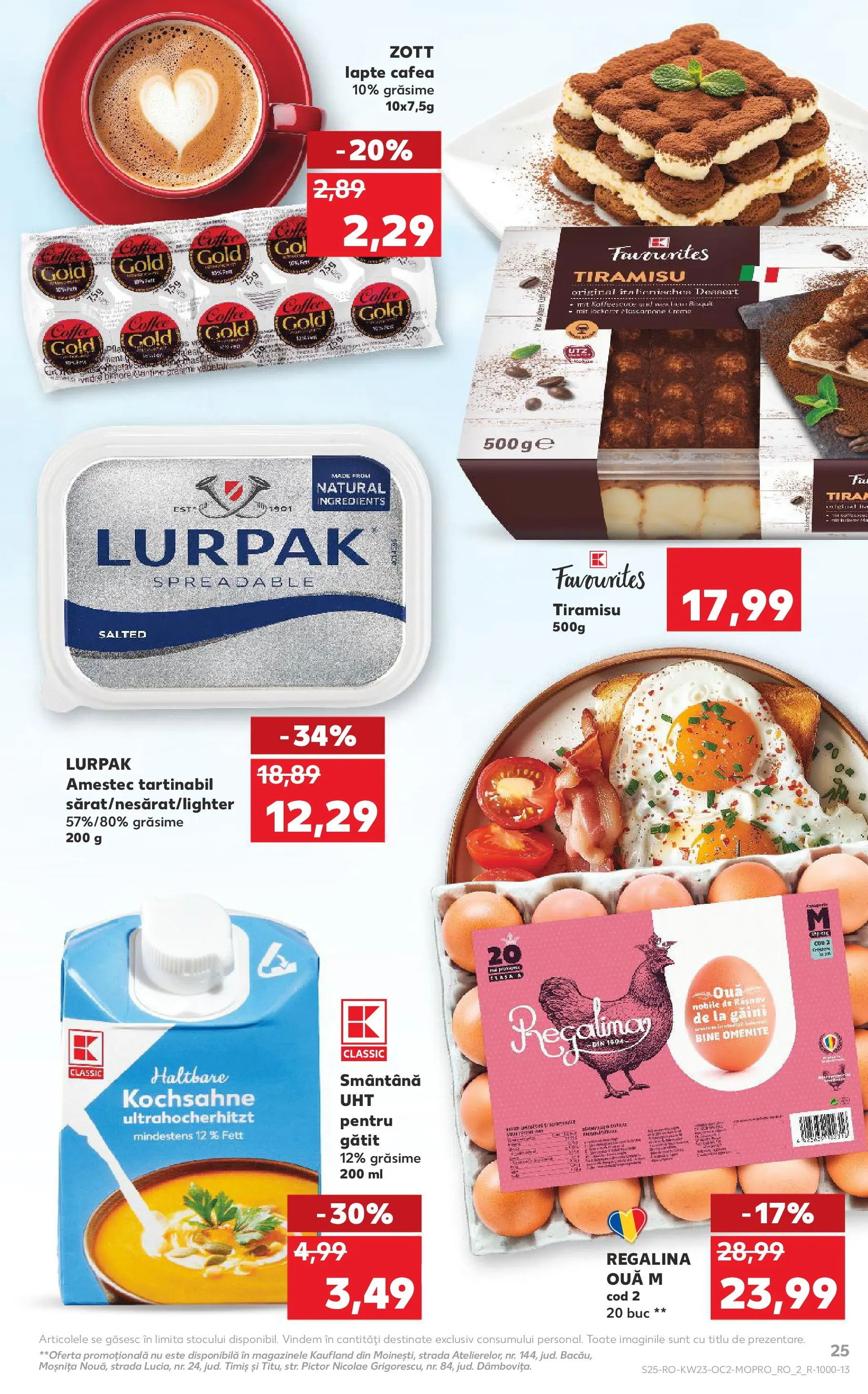 Catalog Kaufland 3 - 8 Iunie 2026 | Pagina 25 | Produse: Kalem ucu, Lapte, Ouă, Smântână