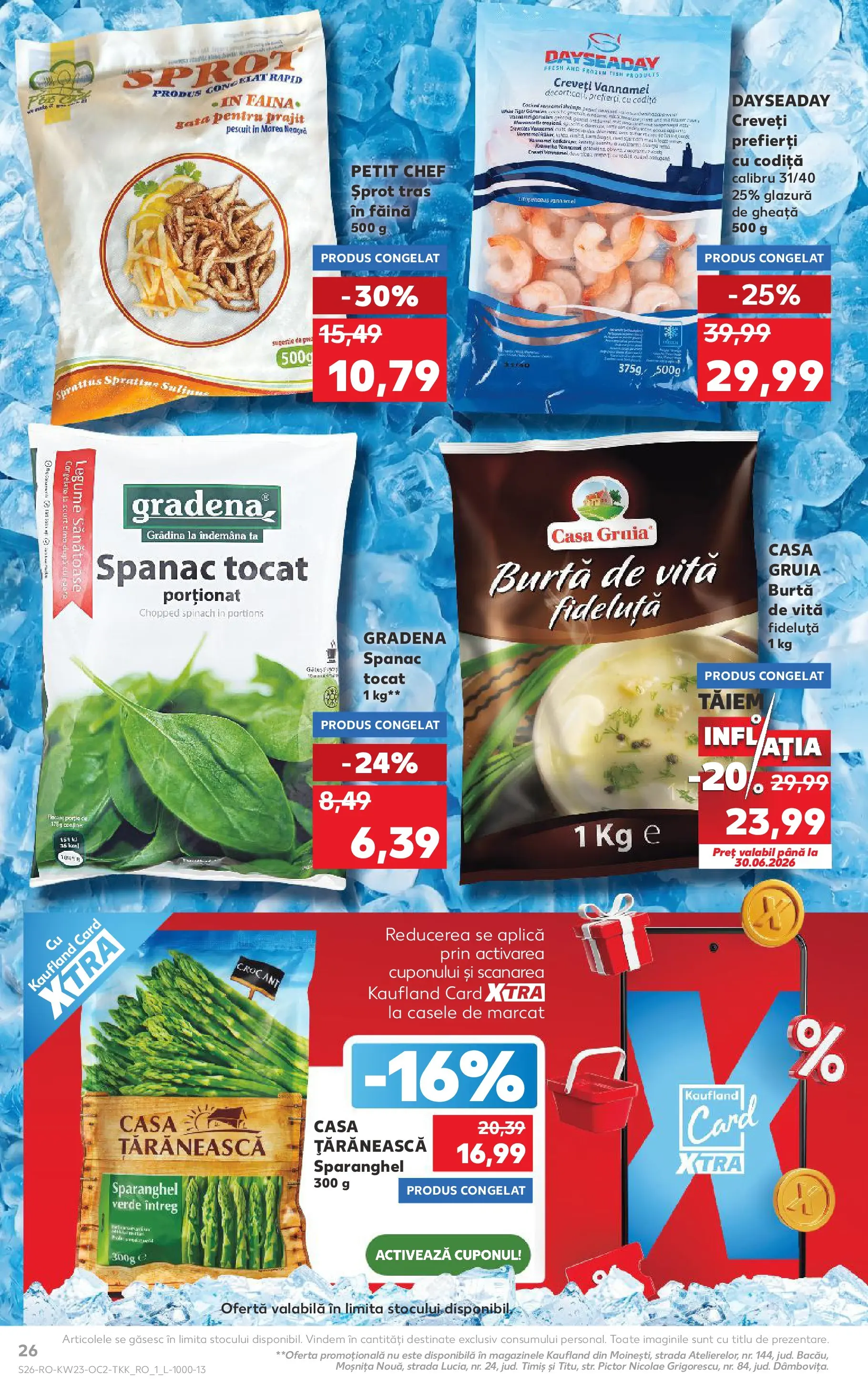 Catalog Kaufland 3 - 8 Iunie 2026 | Pagina 26 | Produse: Făină, Legume