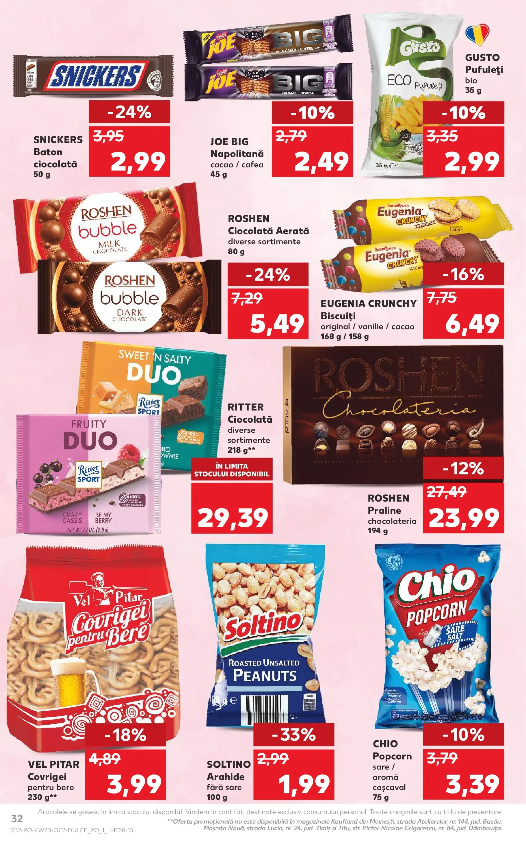Catalog Kaufland 3 - 8 Iunie 2026 | Pagina 32 | Produse: Arahide, Covrigei, Cafea, Pufuleți