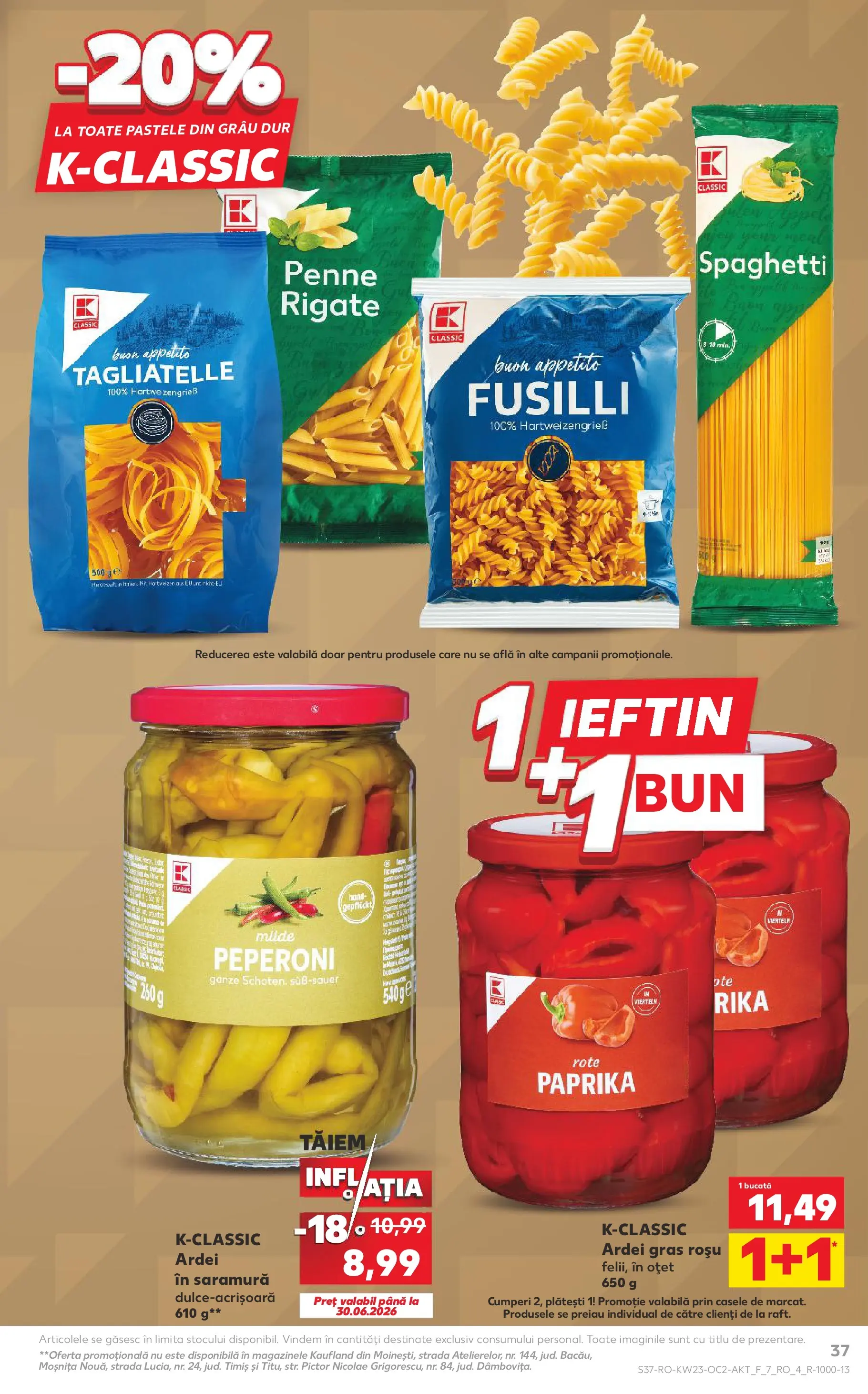 Catalog Kaufland 3 - 8 Iunie 2026 | Pagina 37 | Produse: Ardei, Oțet