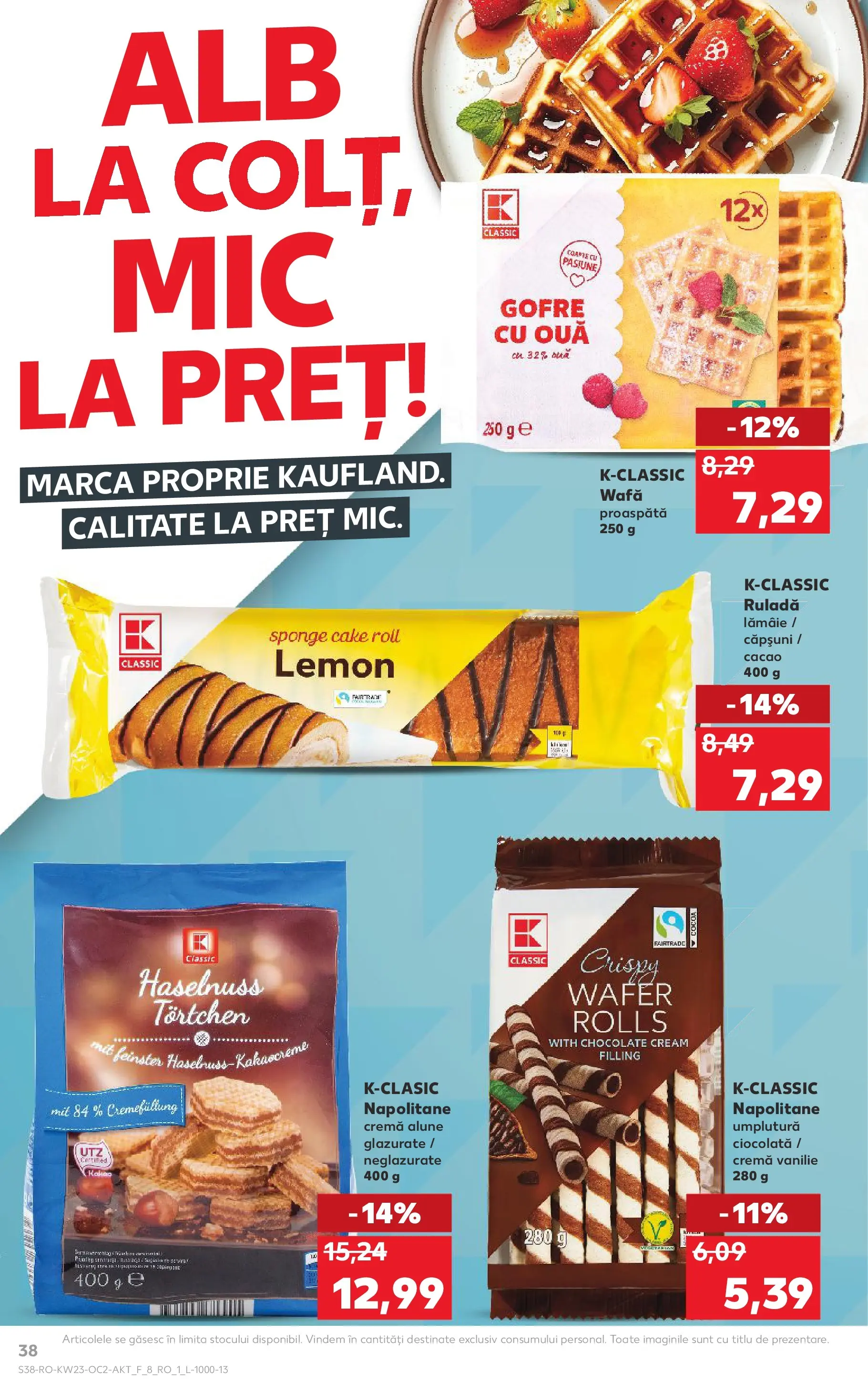 Catalog Kaufland 3 - 8 Iunie 2026 | Pagina 38 | Produse: Napolitane, Ciocolată, Căpșuni, Cacao