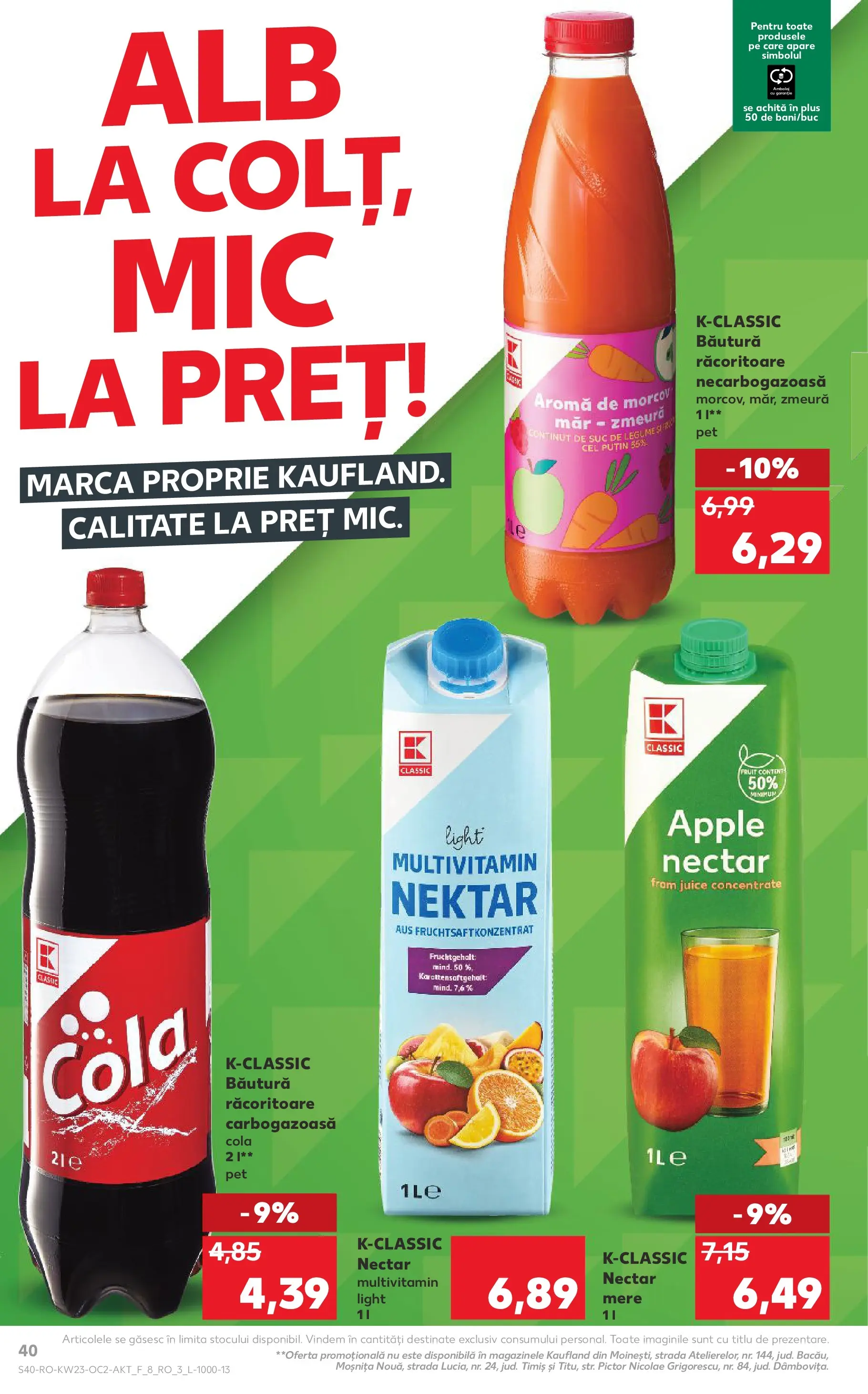 Catalog Kaufland 3 - 8 Iunie 2026 | Pagina 40 | Produse: Matériel de Street Workout, Amerikan servis, Mere, Legume
