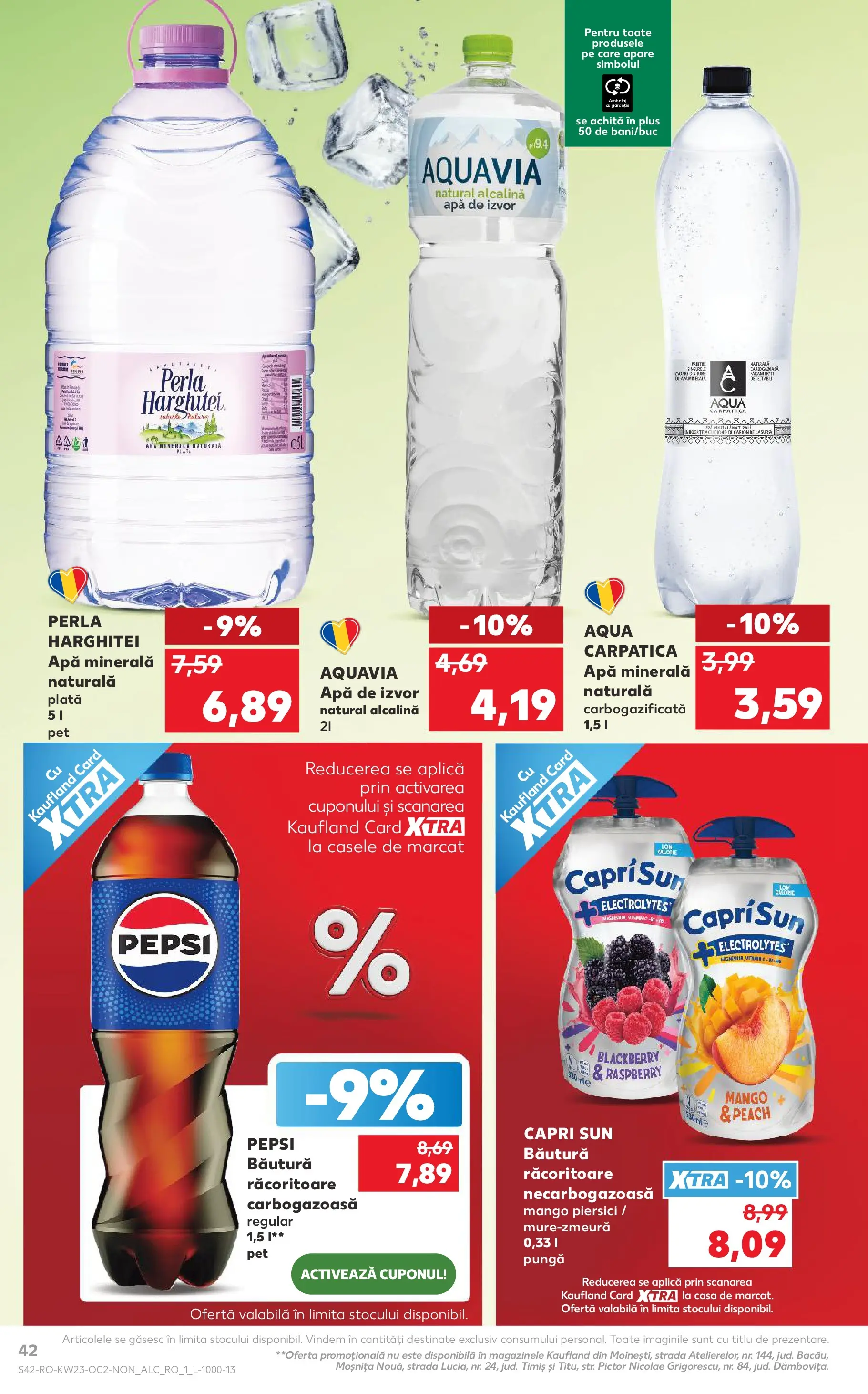 Catalog Kaufland 3 - 8 Iunie 2026 | Pagina 42 | Produse: Pungă, Yazı tahtası kalemi, Apă, Mango