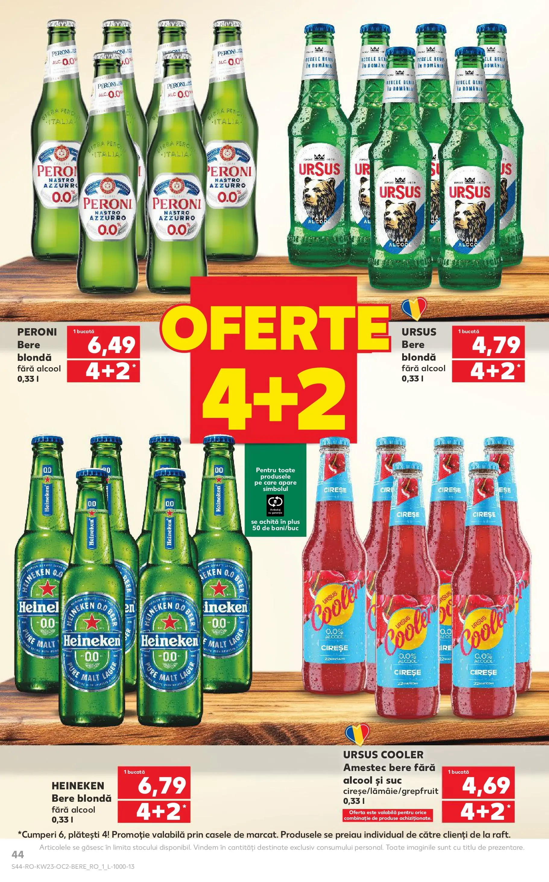 Catalog Kaufland 3 - 8 Iunie 2026 | Pagina 44 | Produse: Suc, Bere, Cireșe