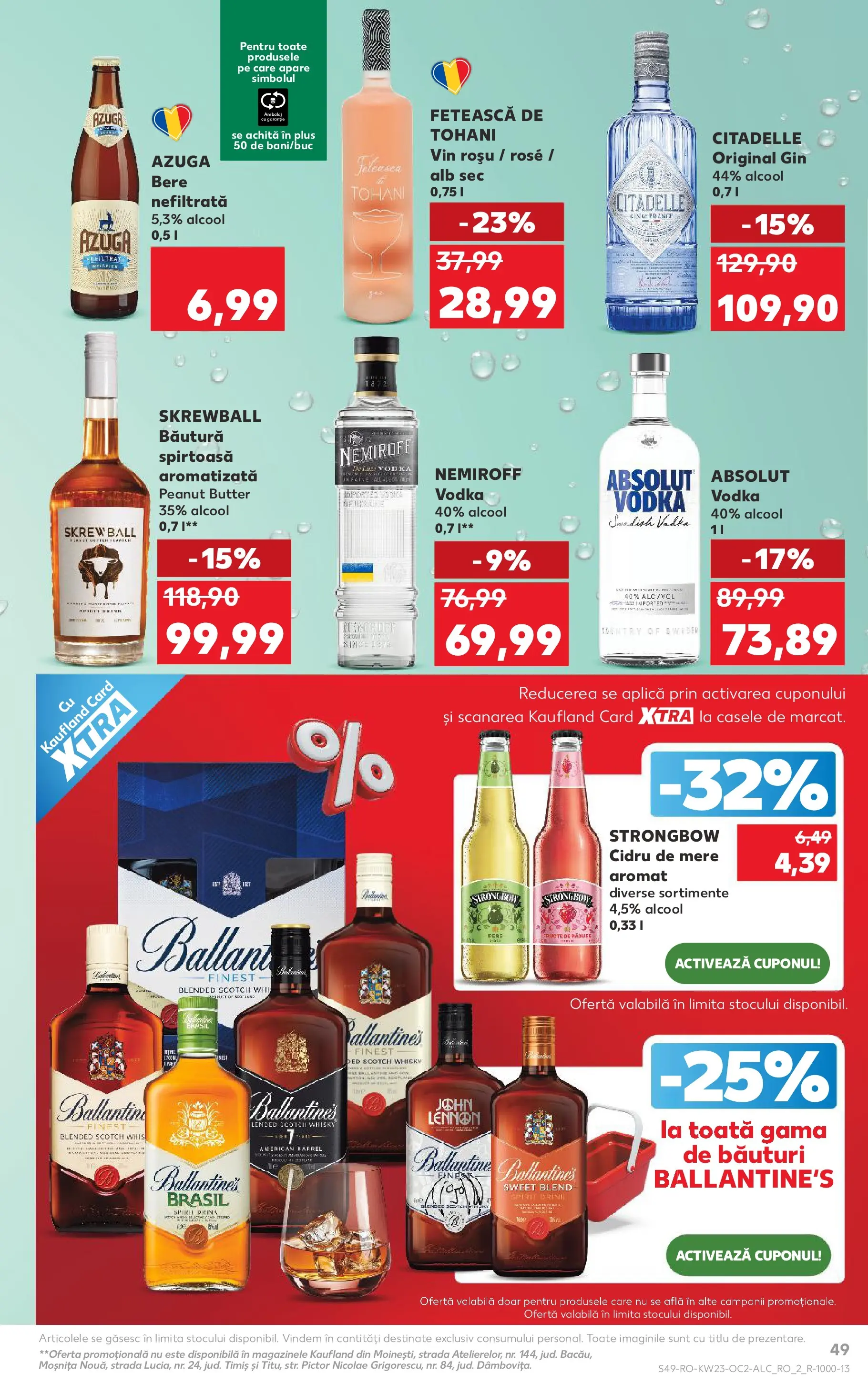 Catalog Kaufland 3 - 8 Iunie 2026 | Pagina 49 | Produse: Unt, Mere, Gin, Fructe