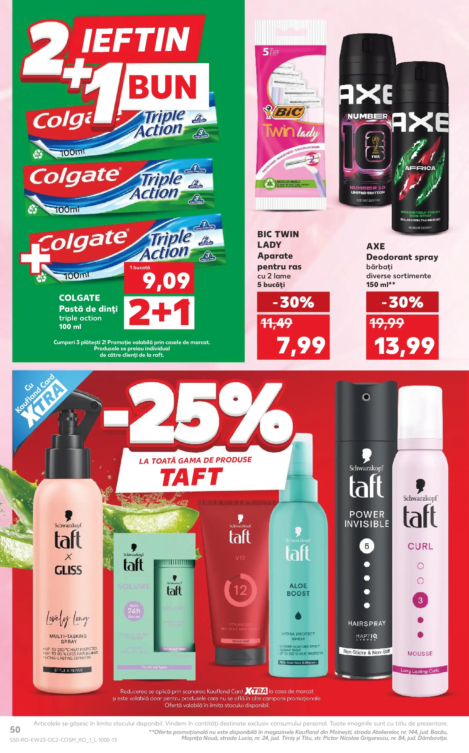 Catalog Kaufland 3 - 8 Iunie 2026 | Pagina 50 | Produse: Delgeç, Deodorant, Pastă de dinți