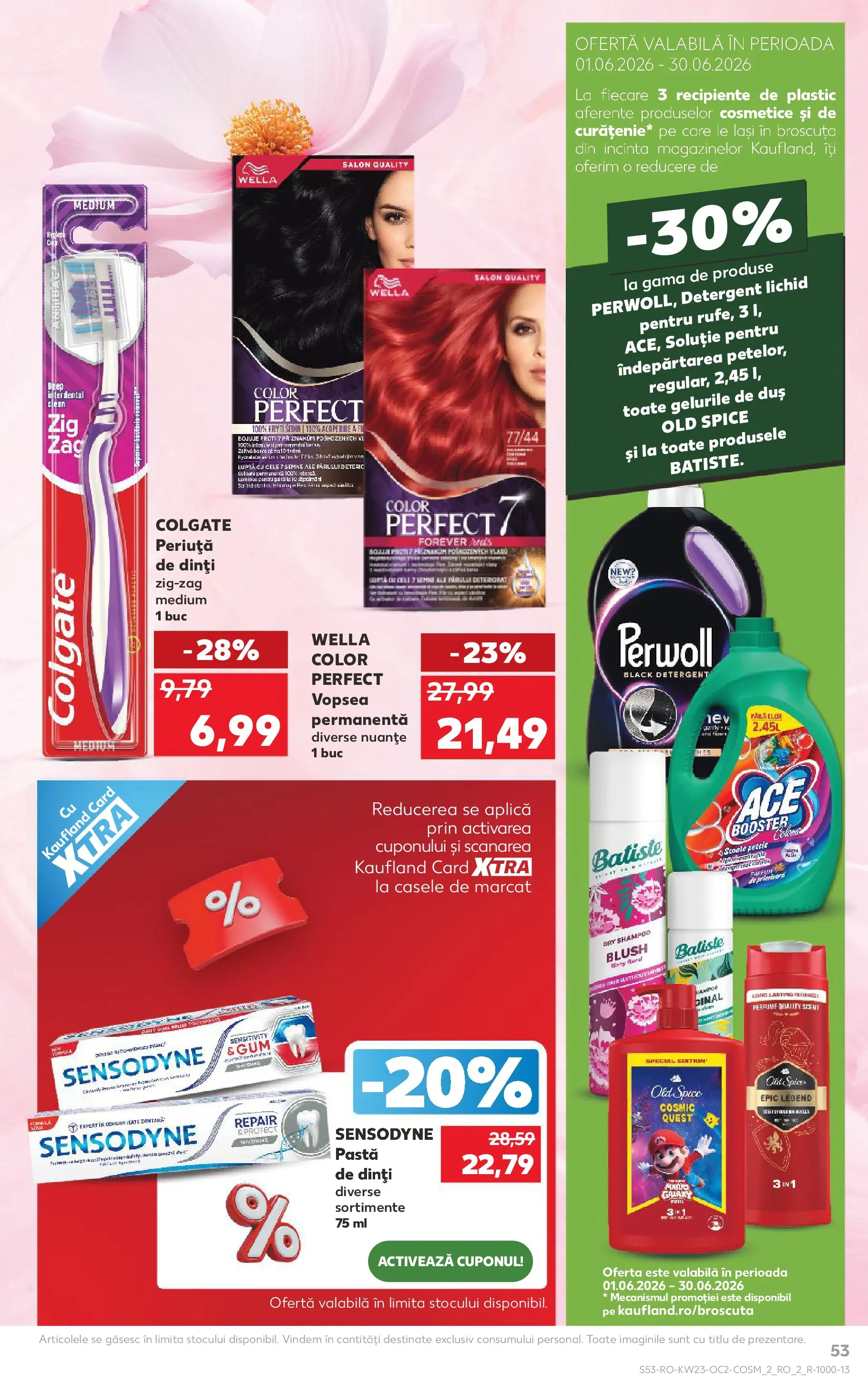 Catalog Kaufland 3 - 8 Iunie 2026 | Pagina 53 | Produse: Pară, Duș, Blush, Periuță de dinți