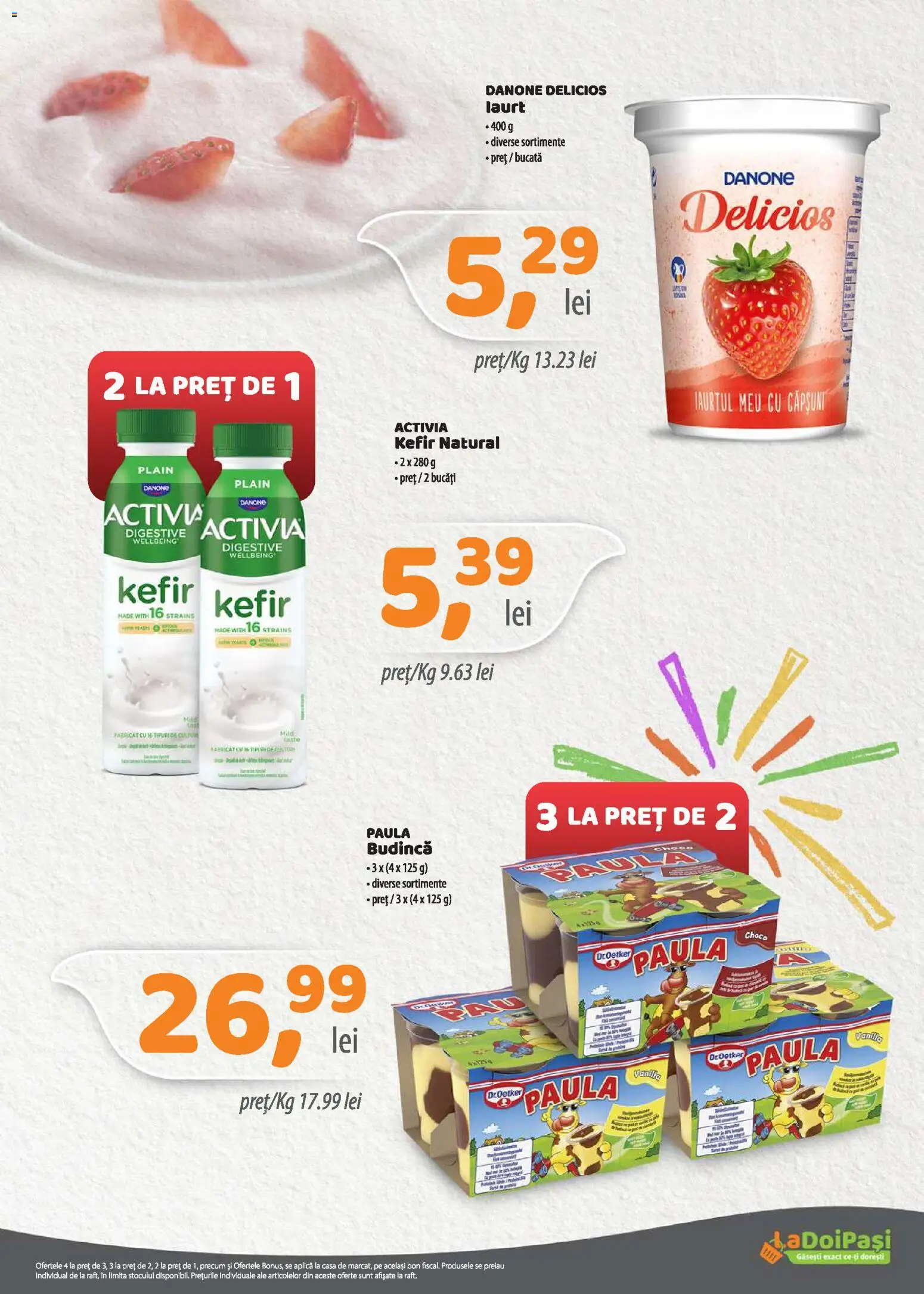 Catalog La Doi Pași 1 - 29 Iunie 2026 | Pagina 7 | Produse: Kefir, Căpșuni