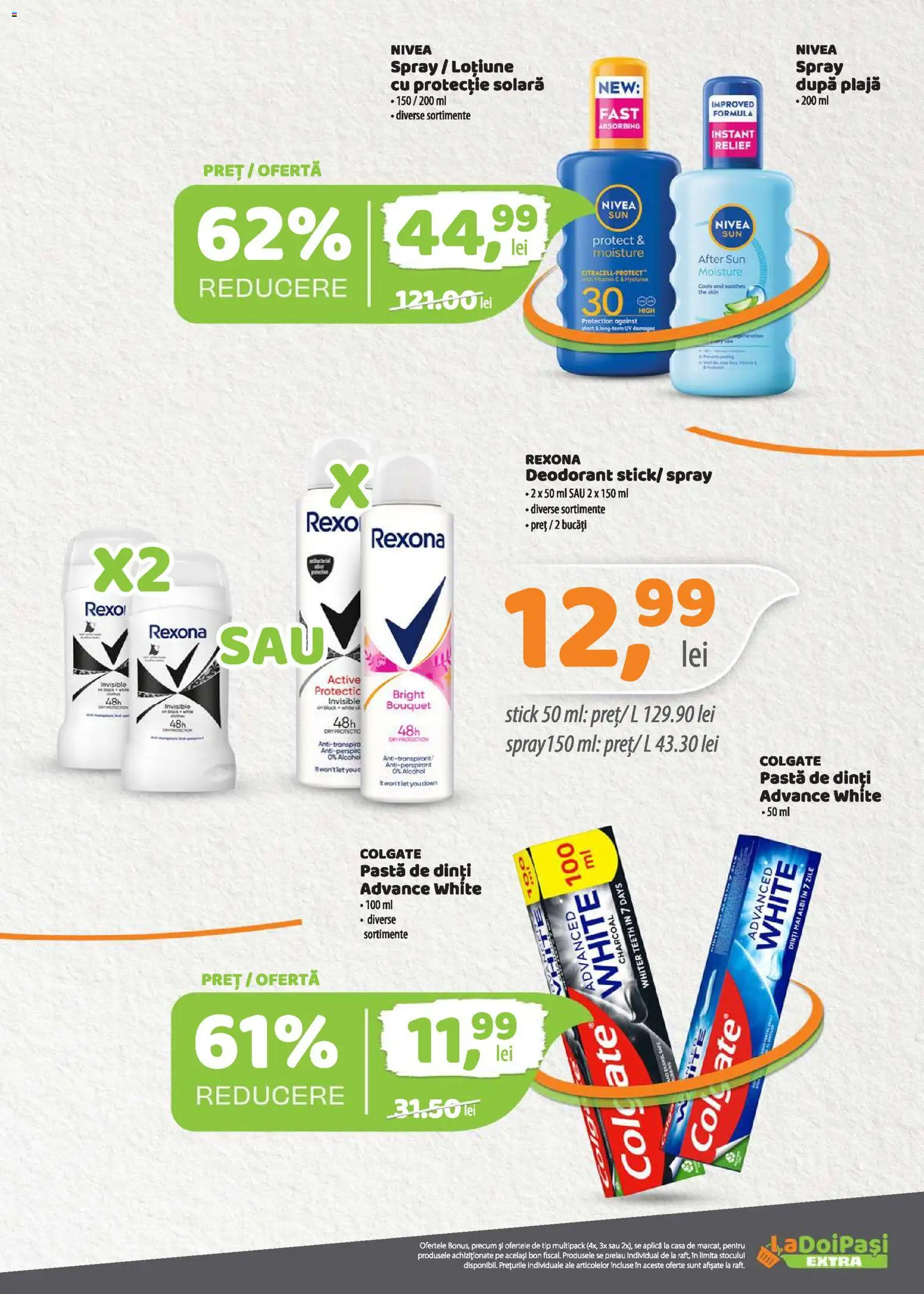 Catalog La Doi Pași 1 - 29 Iunie 2026 | Pagina 18 | Produse: Protecție solară, Deodorant, Antiperspirant, Pastă de dinți
