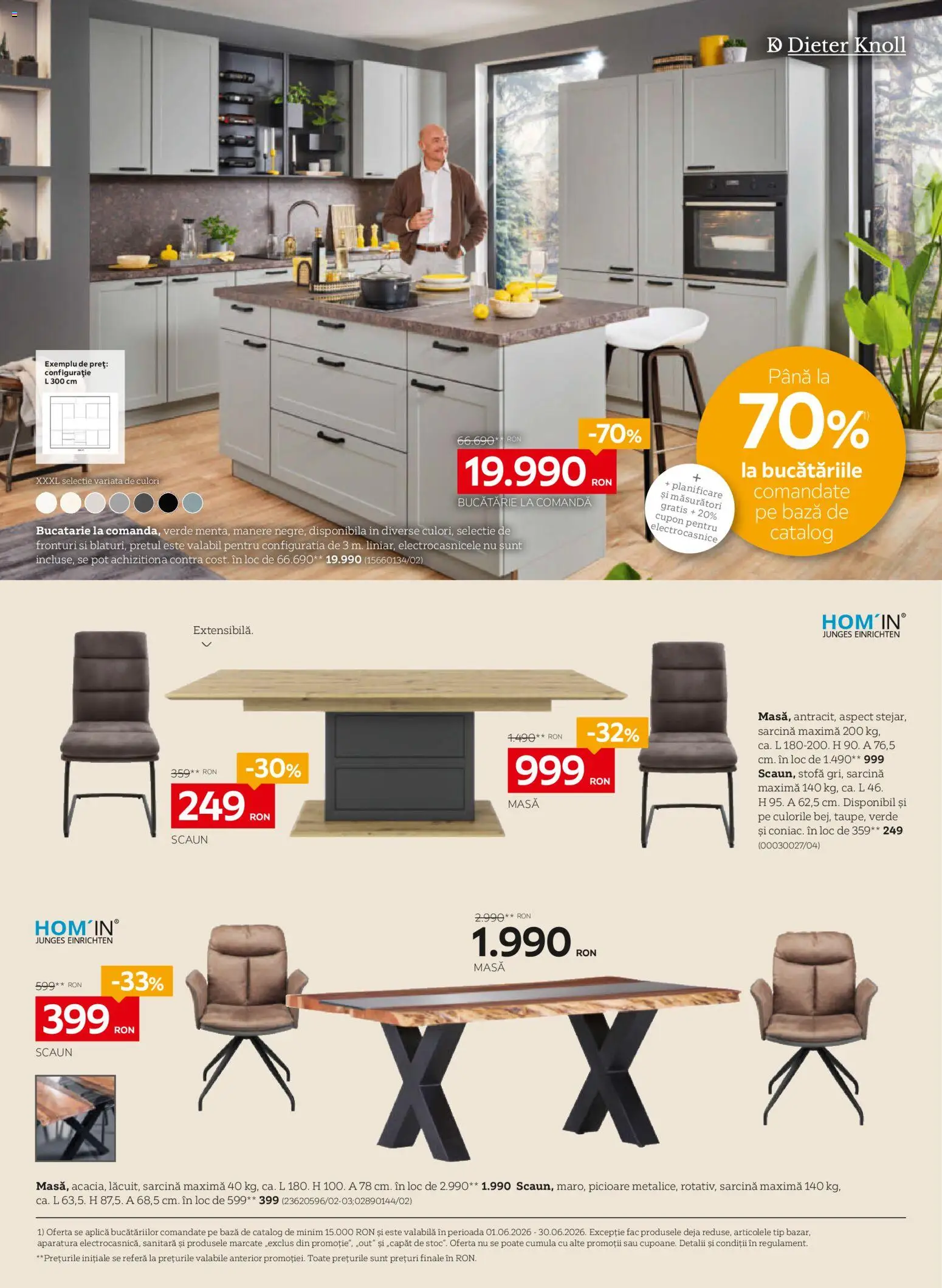 Catalog XXXLutz 1 - 27 Iunie 2026 | Pagina 10 | Produse: Masă, Scaun, Bucătărie