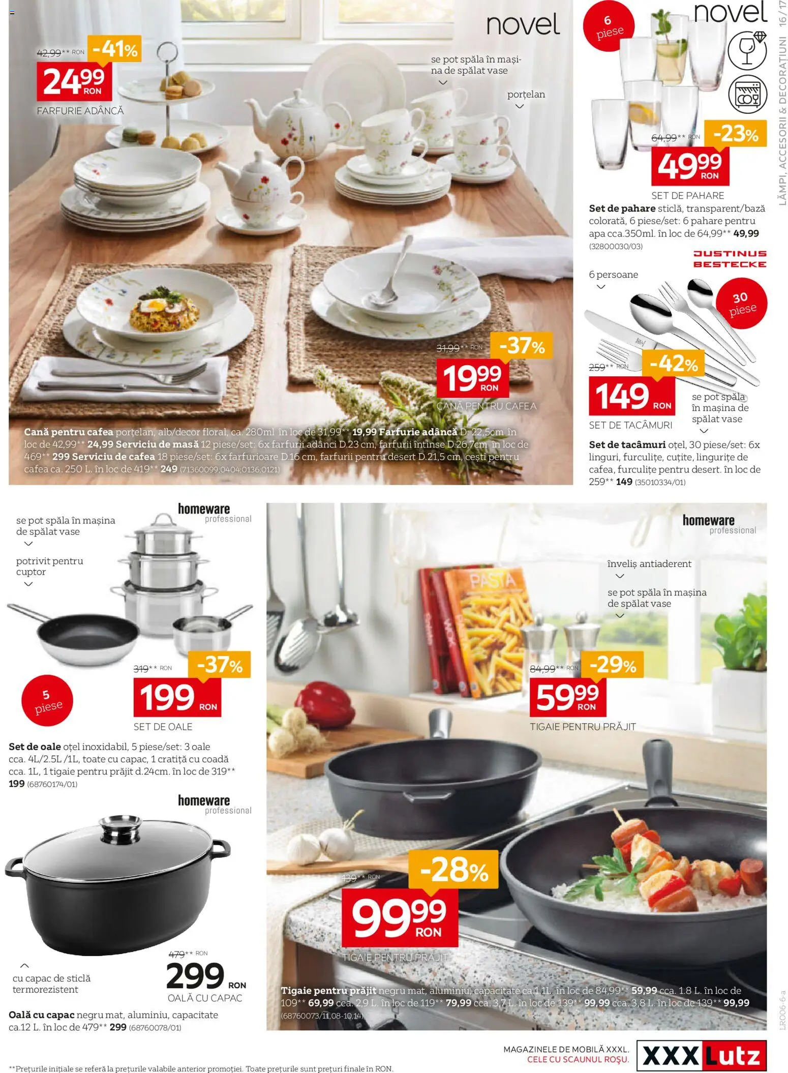 Catalog XXXLutz 1 - 27 Iunie 2026 | Pagina 17 | Produse: Mașină De Spălat, Cuptor, Pahare, Masă