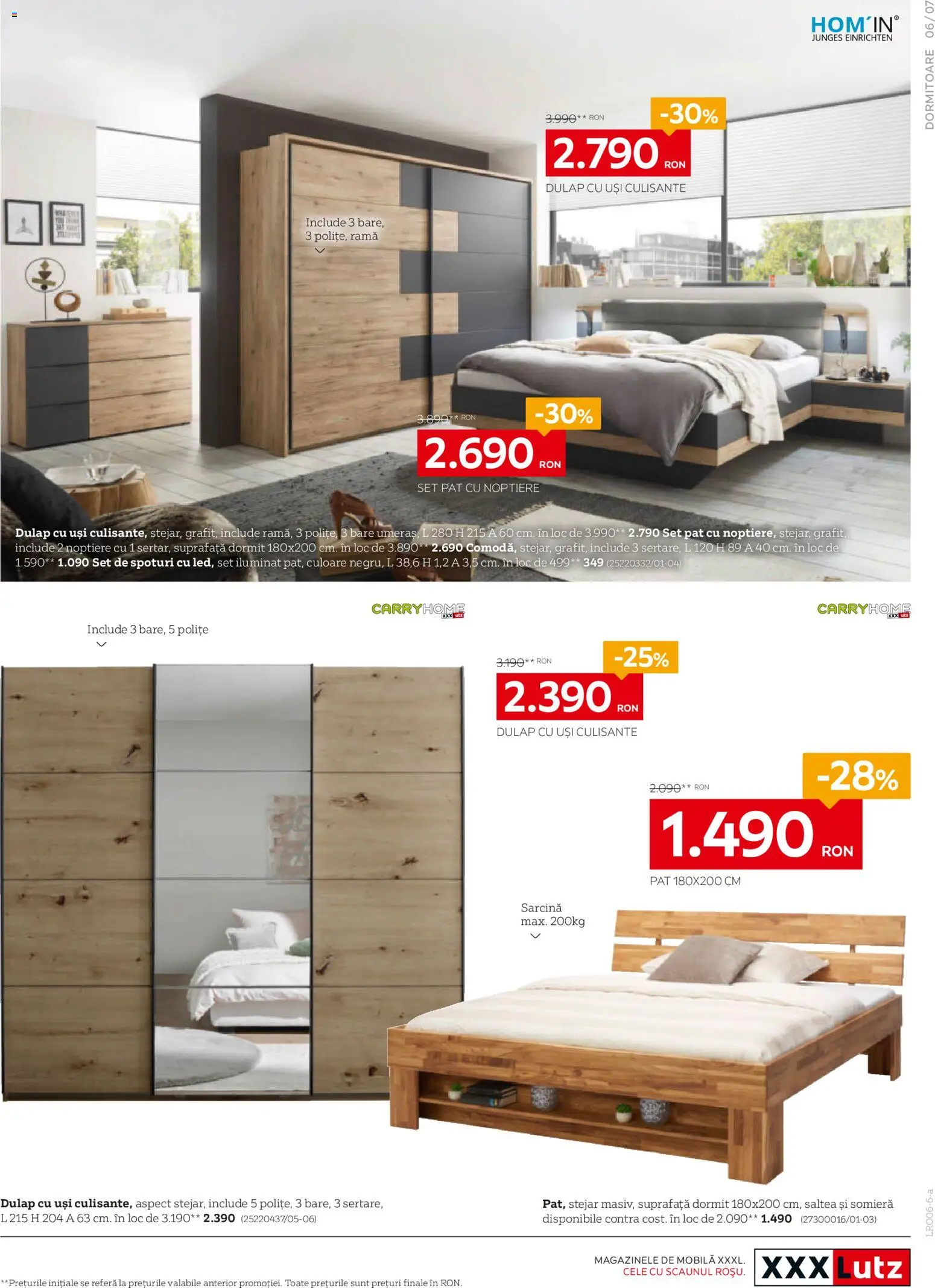 Catalog XXXLutz 1 - 27 Iunie 2026 | Pagina 7 | Produse: Pat, Saltea