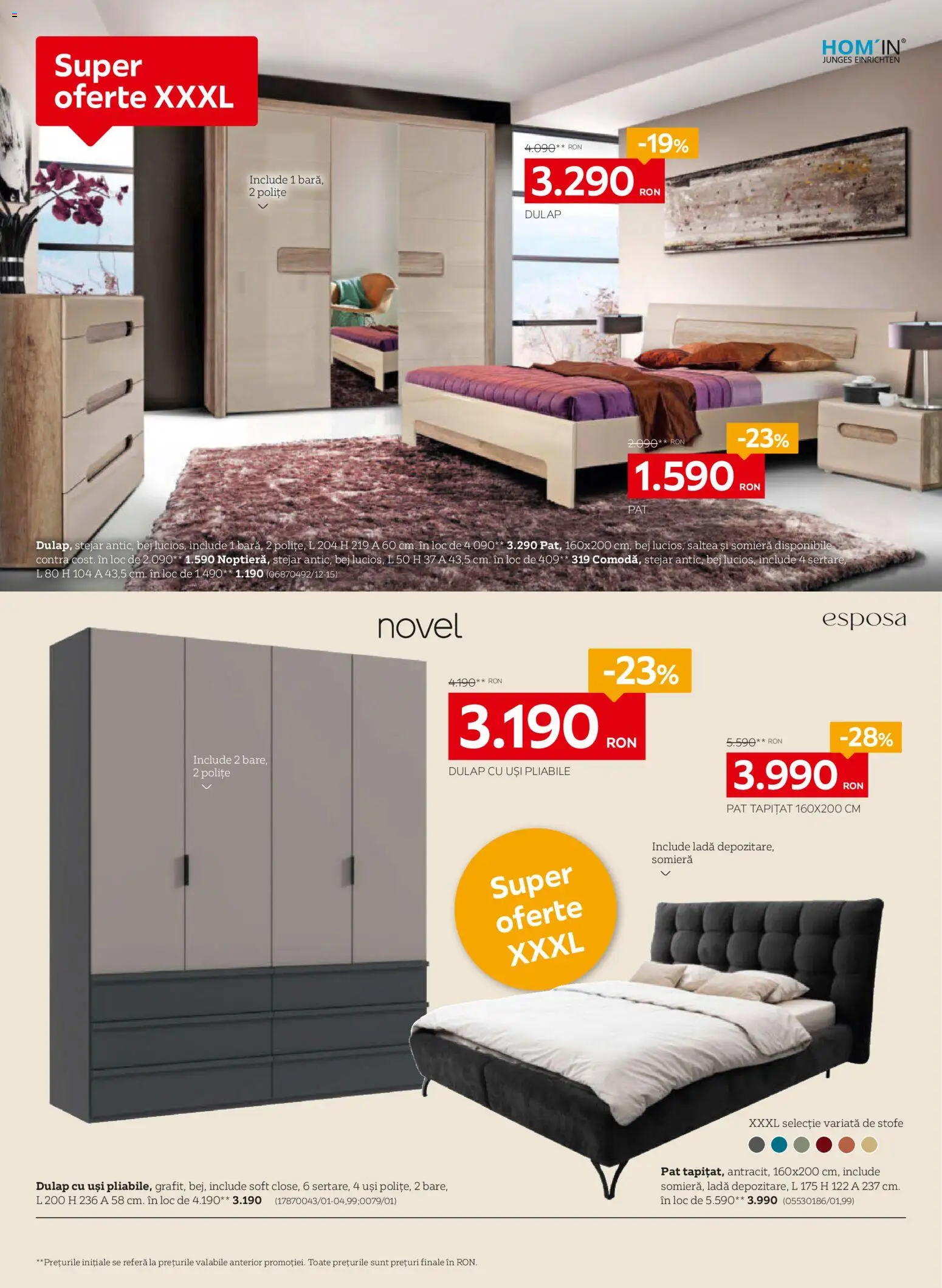 Catalog XXXLutz 1 - 27 Iunie 2026 | Pagina 8 | Produse: Pat, Saltea