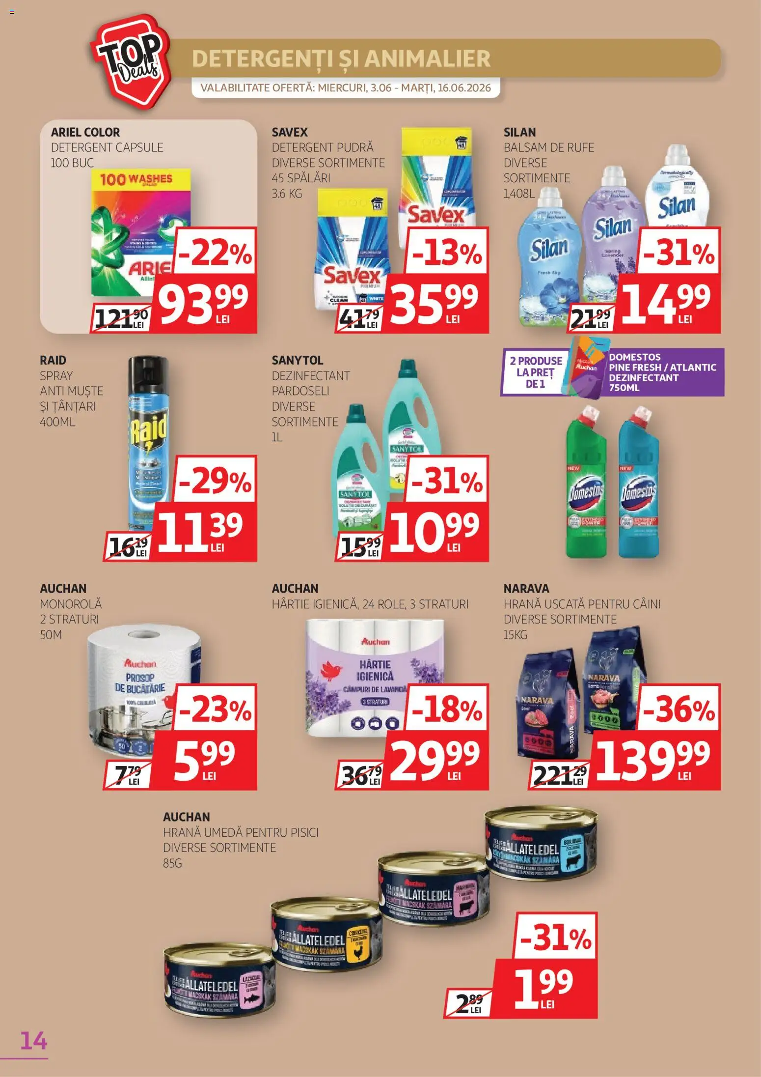 Catalog Auchan 3 - 15 Iunie 2026 | Pagina 14