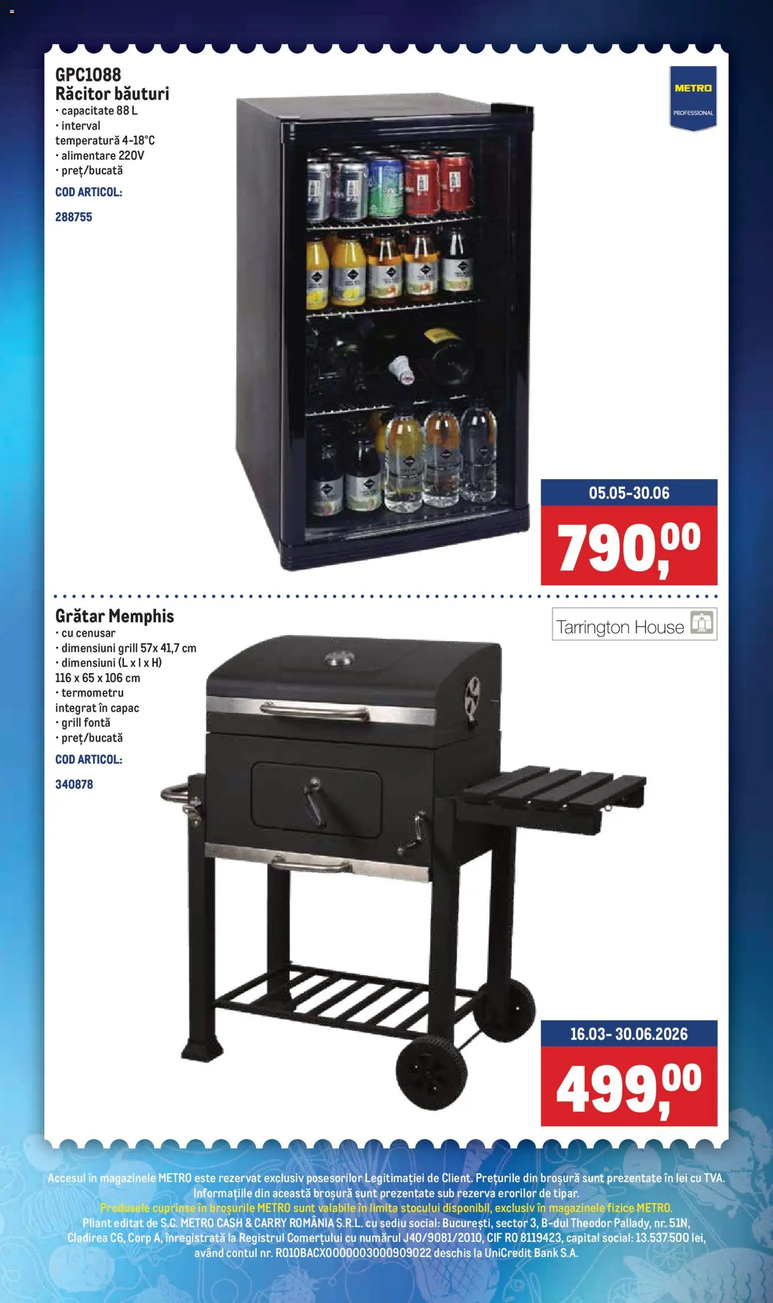 Catalog METRO 1 - 6 Iunie 2026 | Pagina 4 | Produse: Grill, Termometru, Grătar