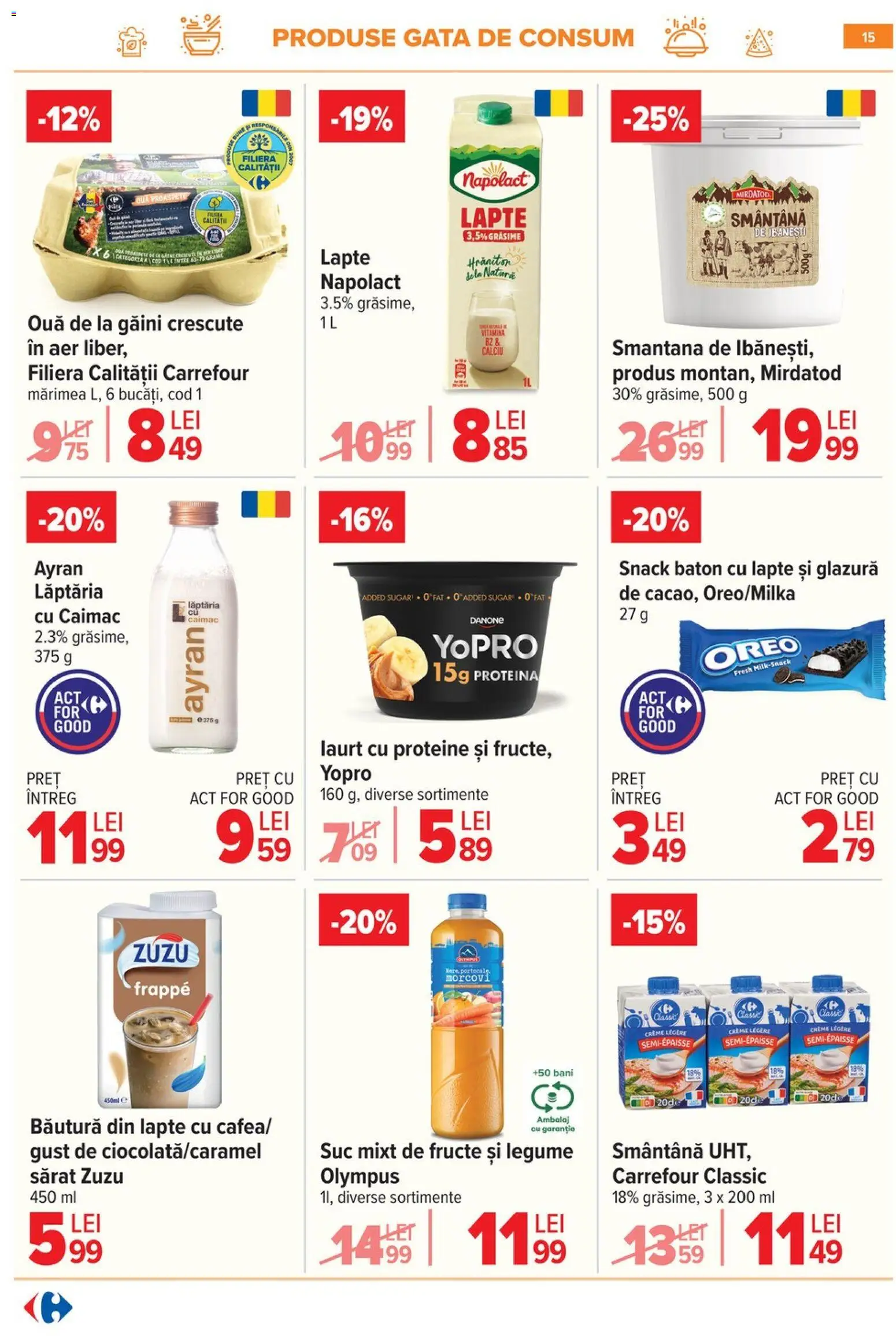 Catalog Carrefour 3 - 8 Iunie 2026 | Pagina 15 | Produse: Masaüstü kılıfı, Ouă, Suc, Legume