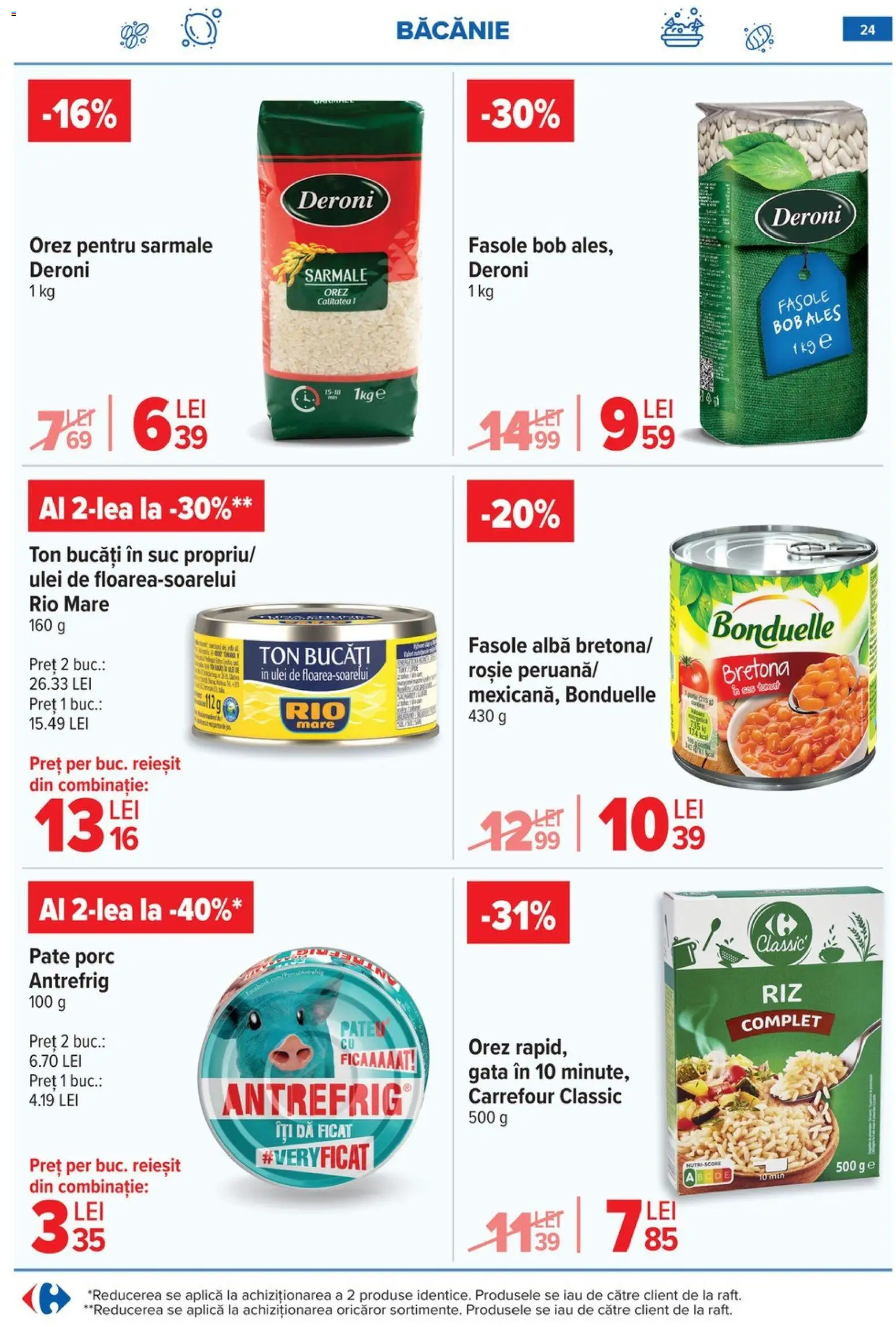 Catalog Carrefour 3 - 8 Iunie 2026 | Pagina 24 | Produse: Pate, Ulei, Suc, Orez