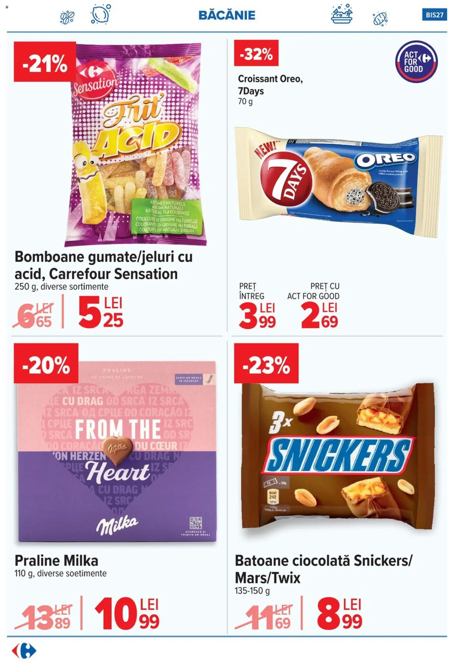 Catalog Carrefour 3 - 8 Iunie 2026 | Pagina 28 | Produse: Praline, Cremă, Ciocolată, Bomboane