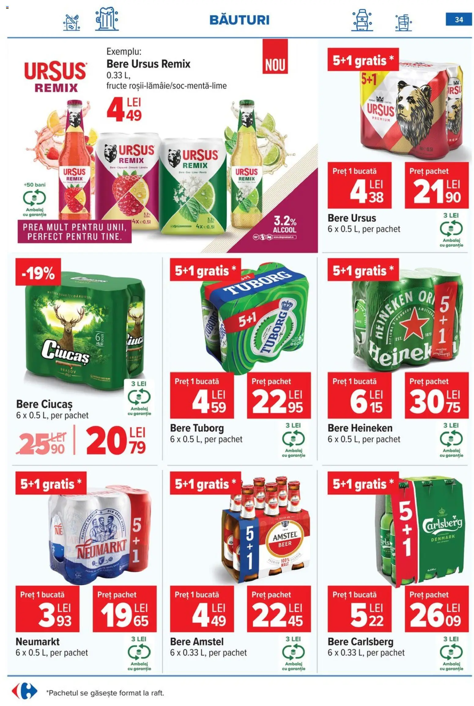 Catalog Carrefour 3 - 8 Iunie 2026 | Pagina 35 | Produse: Bere, Fructe