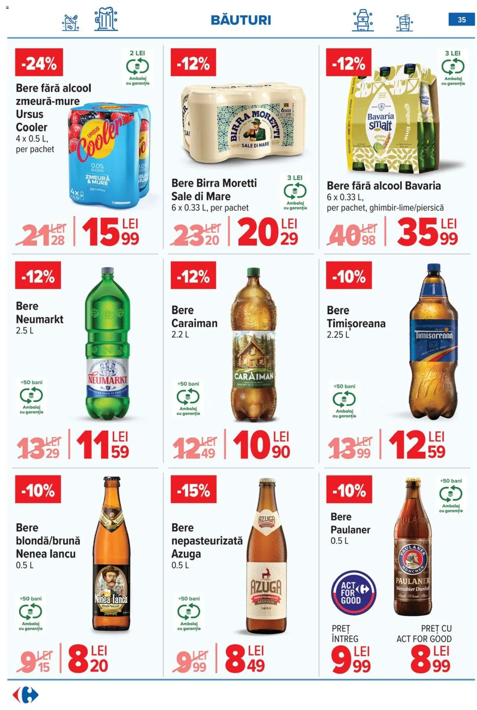 Catalog Carrefour 3 - 8 Iunie 2026 | Pagina 36 | Produse: Lime, Zmeură, Bere