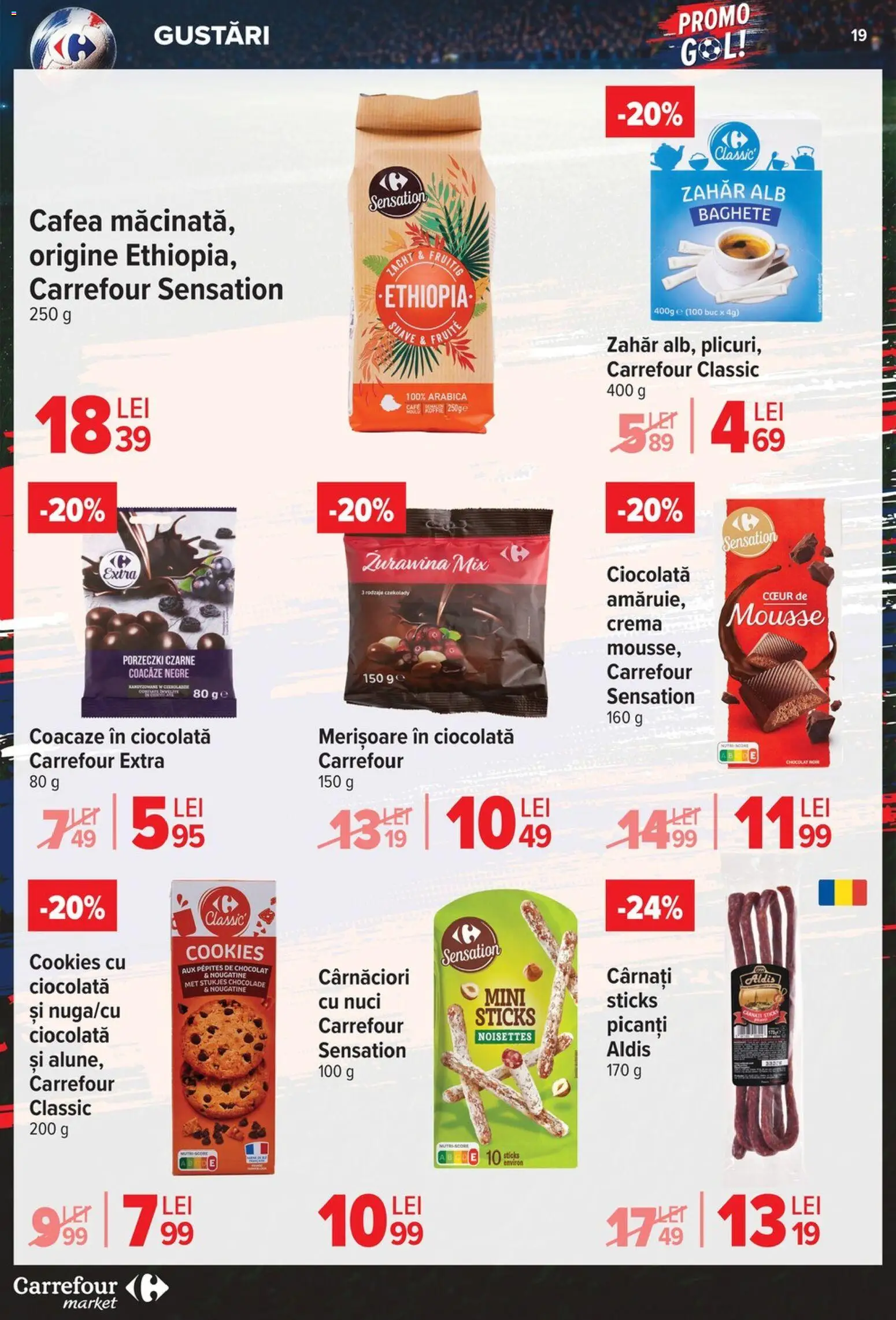 Catalog Carrefour 3 - 8 Iunie 2026 | Pagina 19 | Produse: Cafea, Ciocolată, Nuci, Cârnați