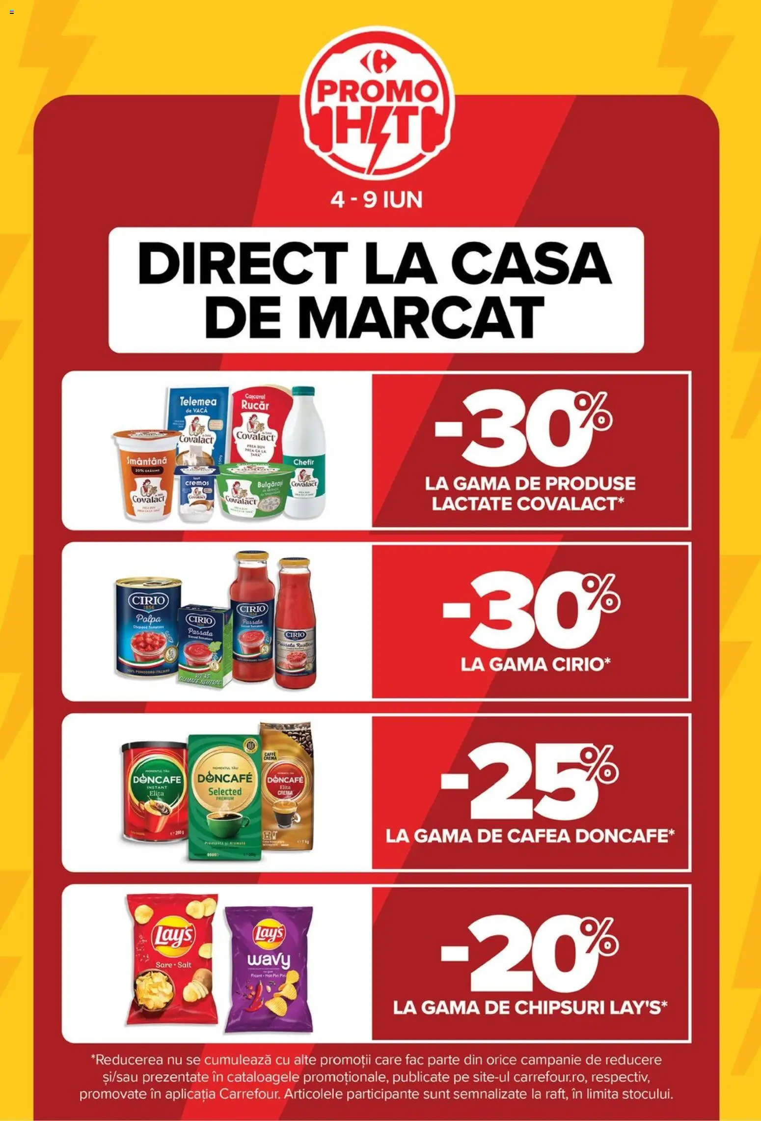 Catalog Carrefour 3 - 8 Iunie 2026 | Pagina 2 | Produse: Cremă, Cafea, Chipsuri, Smântână