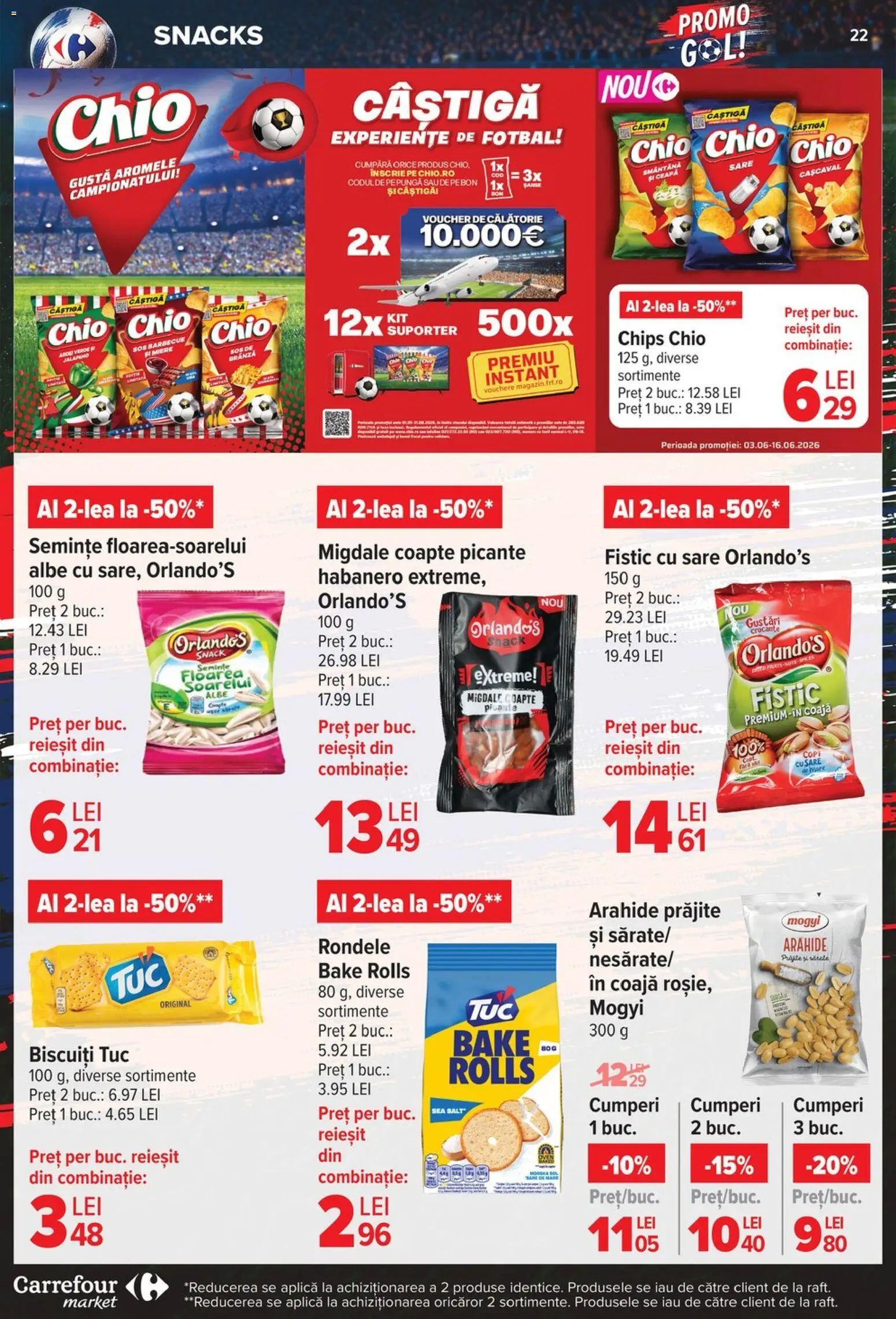 Catalog Carrefour 3 - 8 Iunie 2026 | Pagina 22 | Produse: Semințe, Smântână, Biscuiți, Ceapă