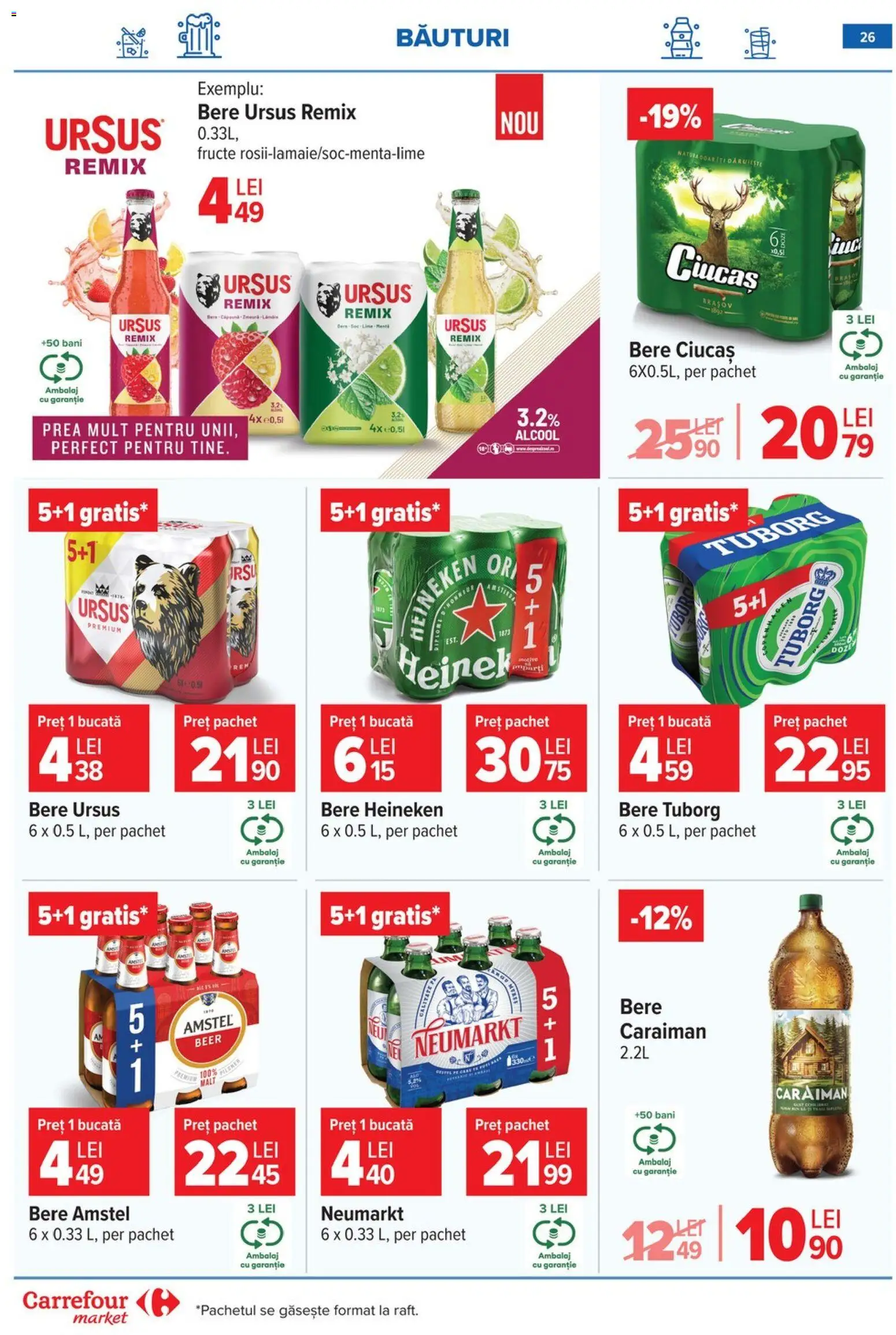 Catalog Carrefour 3 - 8 Iunie 2026 | Pagina 26 | Produse: Bere, Fructe