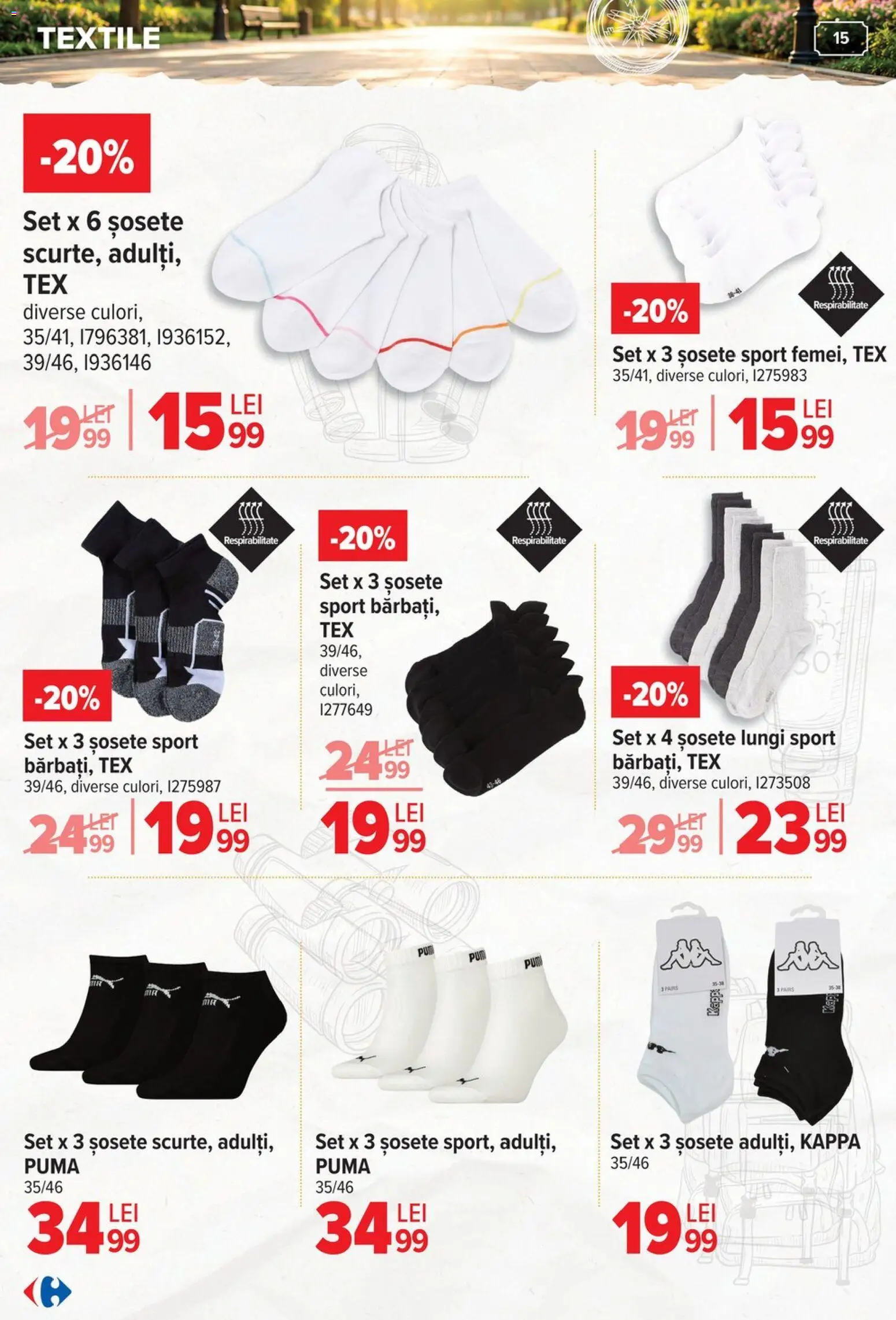 Catalog Carrefour 3 - 29 Iunie 2026 | Pagina 16 | Produse: Șosete