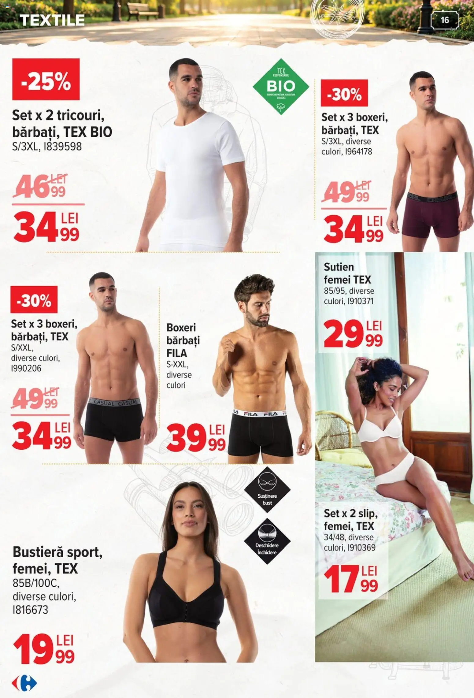 Catalog Carrefour 3 - 29 Iunie 2026 | Pagina 17 | Produse: Şerit ödül, Bustieră, Sutien, Boxeri