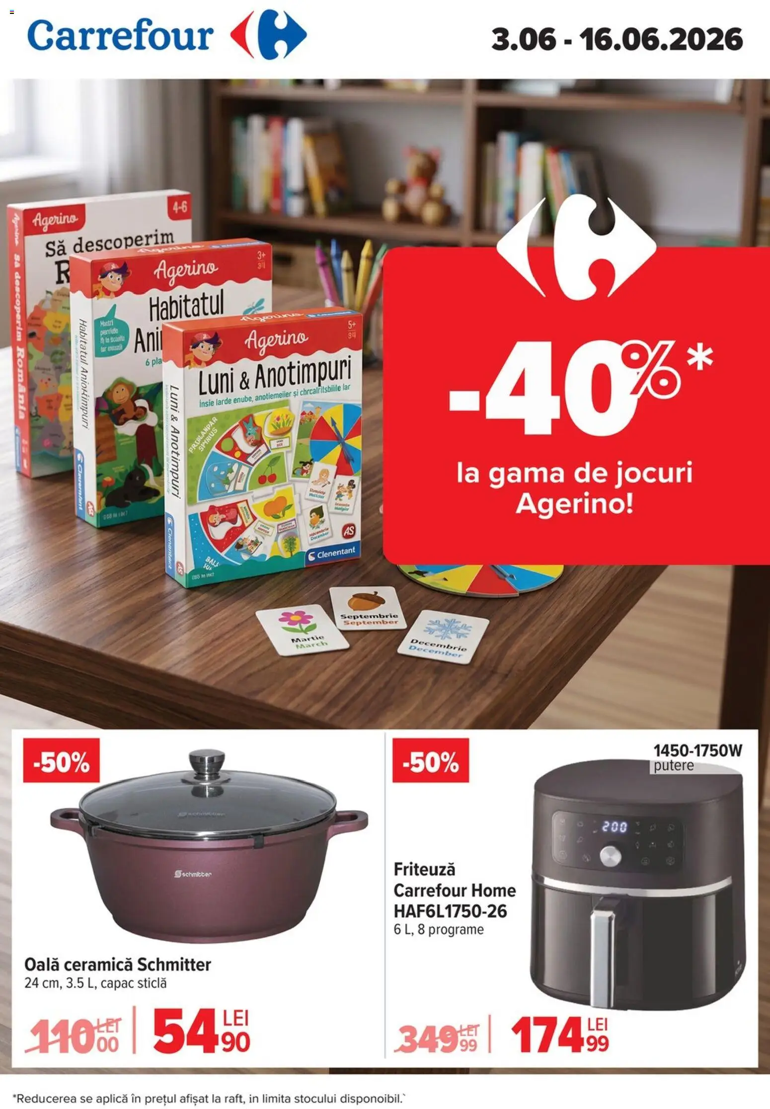 Catalog Carrefour 3 - 15 Iunie 2026 | Pagina 1 | Produse: Oală, Friteuză