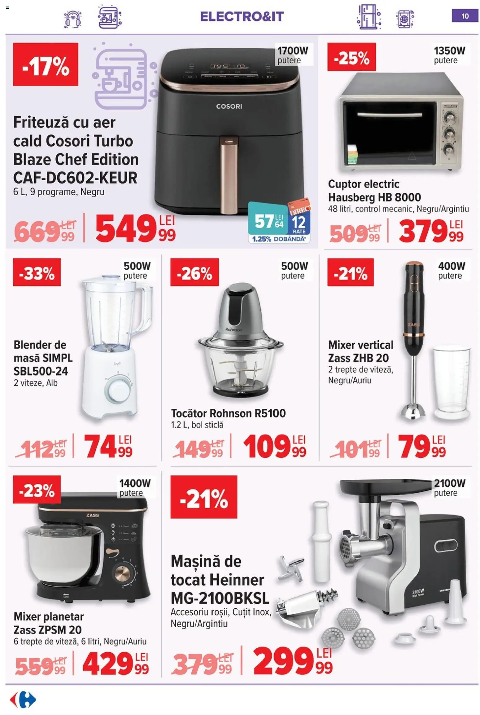 Catalog Carrefour 3 - 15 Iunie 2026 | Pagina 11 | Produse: Mașină de tocat, Blender, Ginseng, Tocător