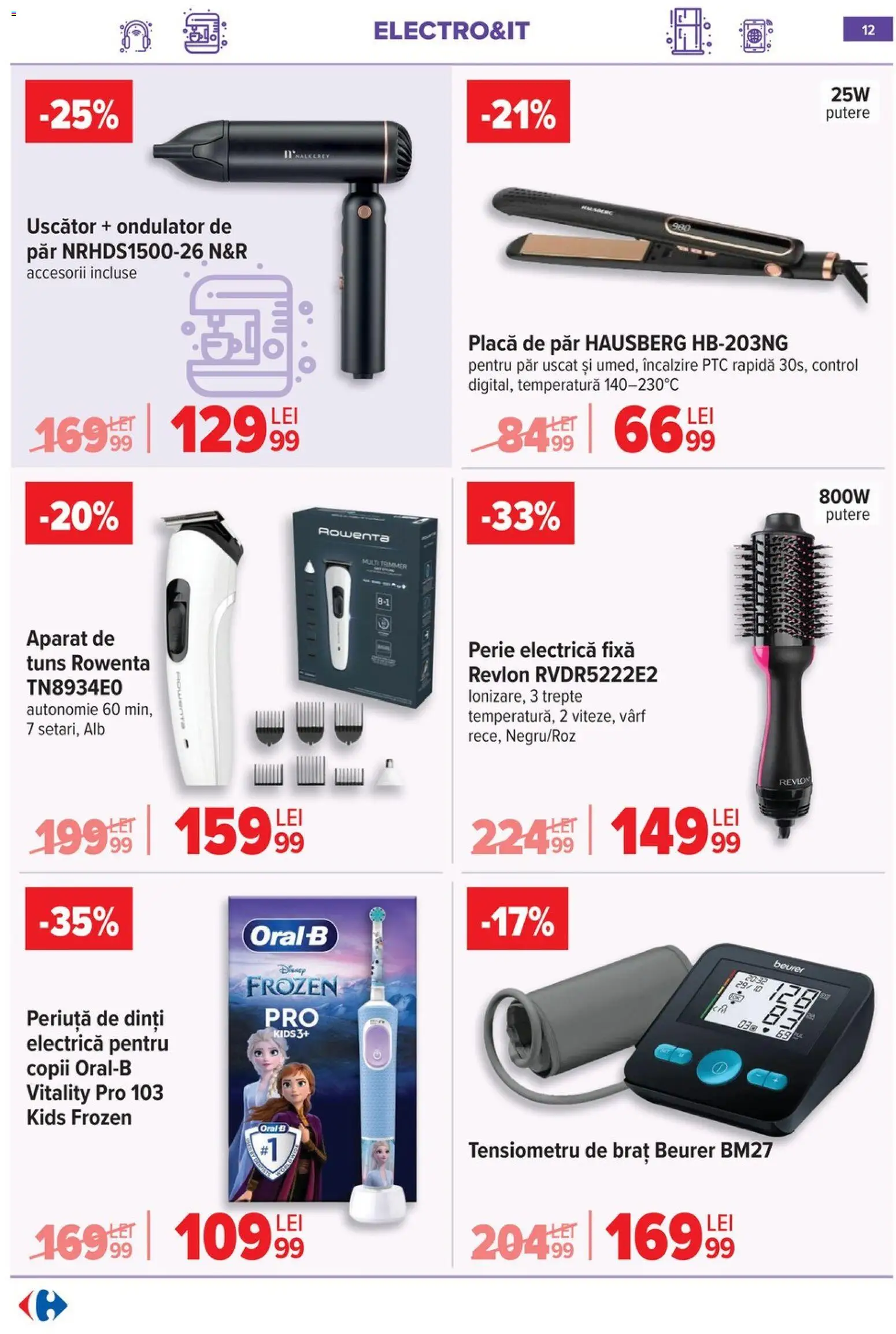 Catalog Carrefour 3 - 15 Iunie 2026 | Pagina 13 | Produse: Ondulator, Periuță De Dinți Electrică, Perie, Periuță de dinți