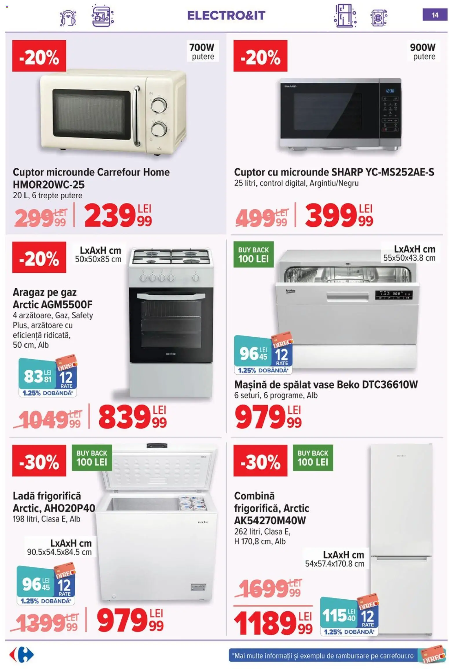 Catalog Carrefour 3 - 15 Iunie 2026 | Pagina 15 | Produse: Mașină De Spălat, Cuptor, Aragaz, Ladă frigorifică